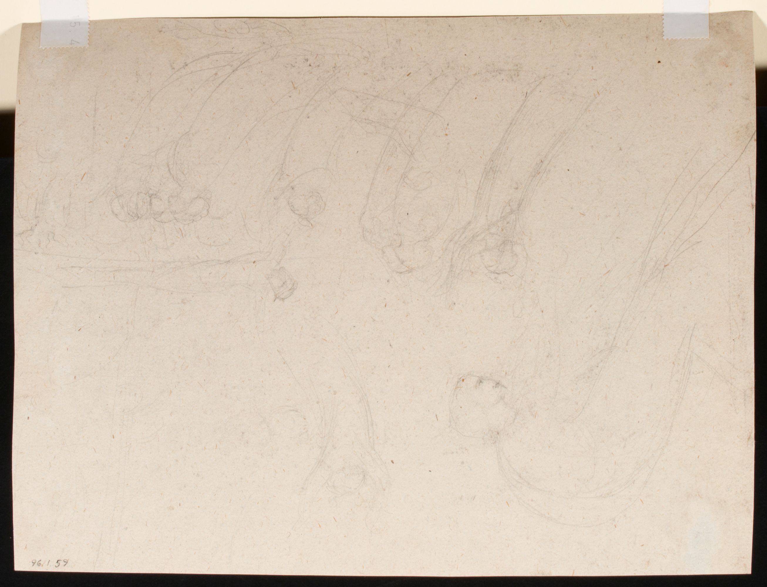 MICHEL DUMAS AND JEAN JANMOT 19TH CENT FIGURE STUDIES