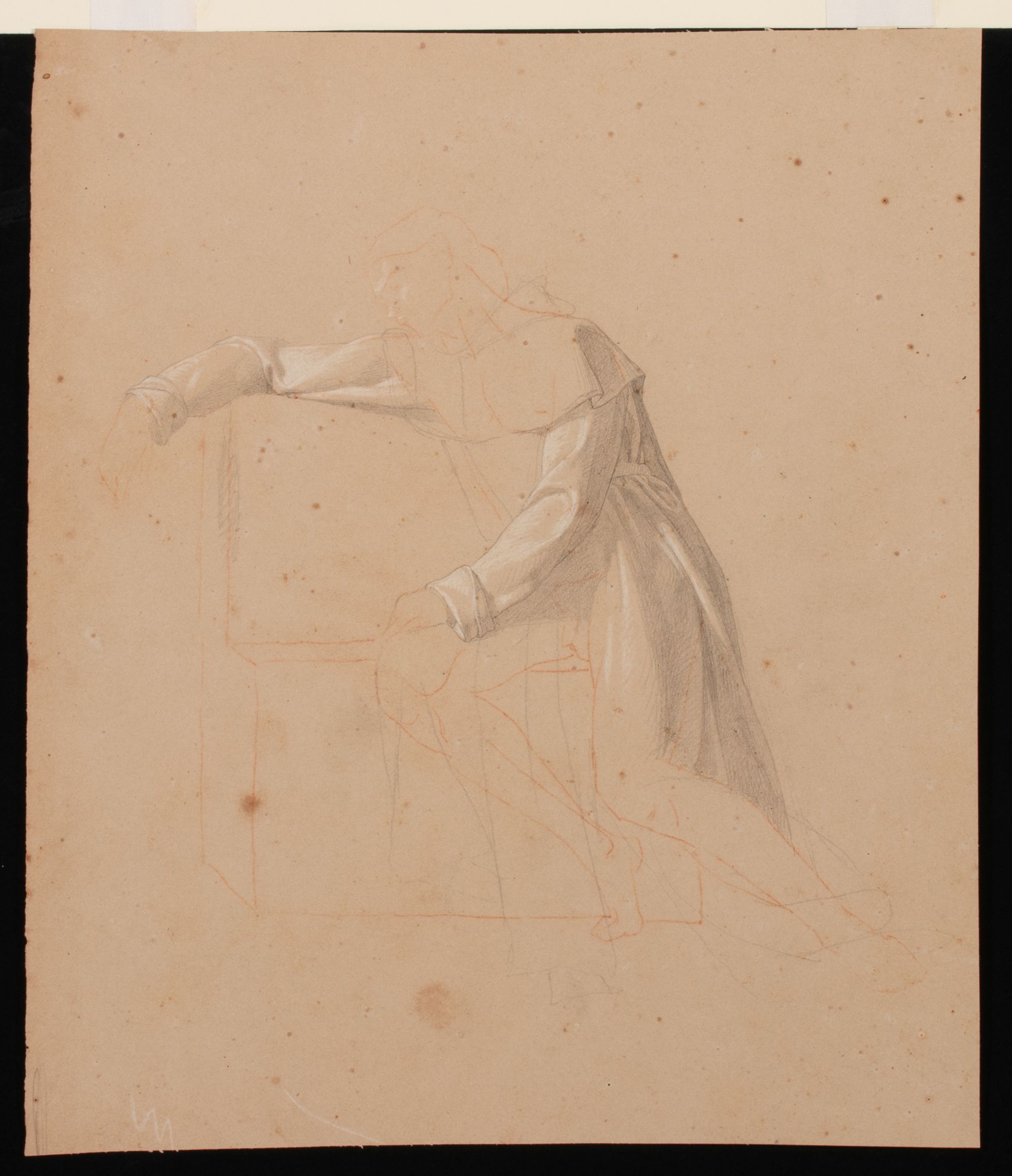 MICHEL DUMAS AND JEAN JANMOT 19TH CENT FIGURE STUDIES
