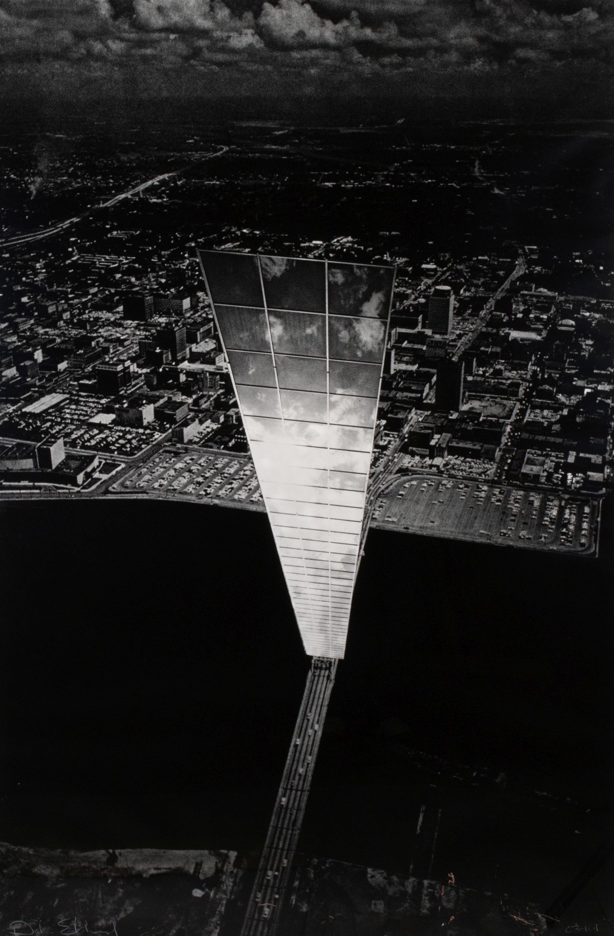 DALE ELDRED (1933-1993) 1974 PHOTOGRAPHIC PRINT