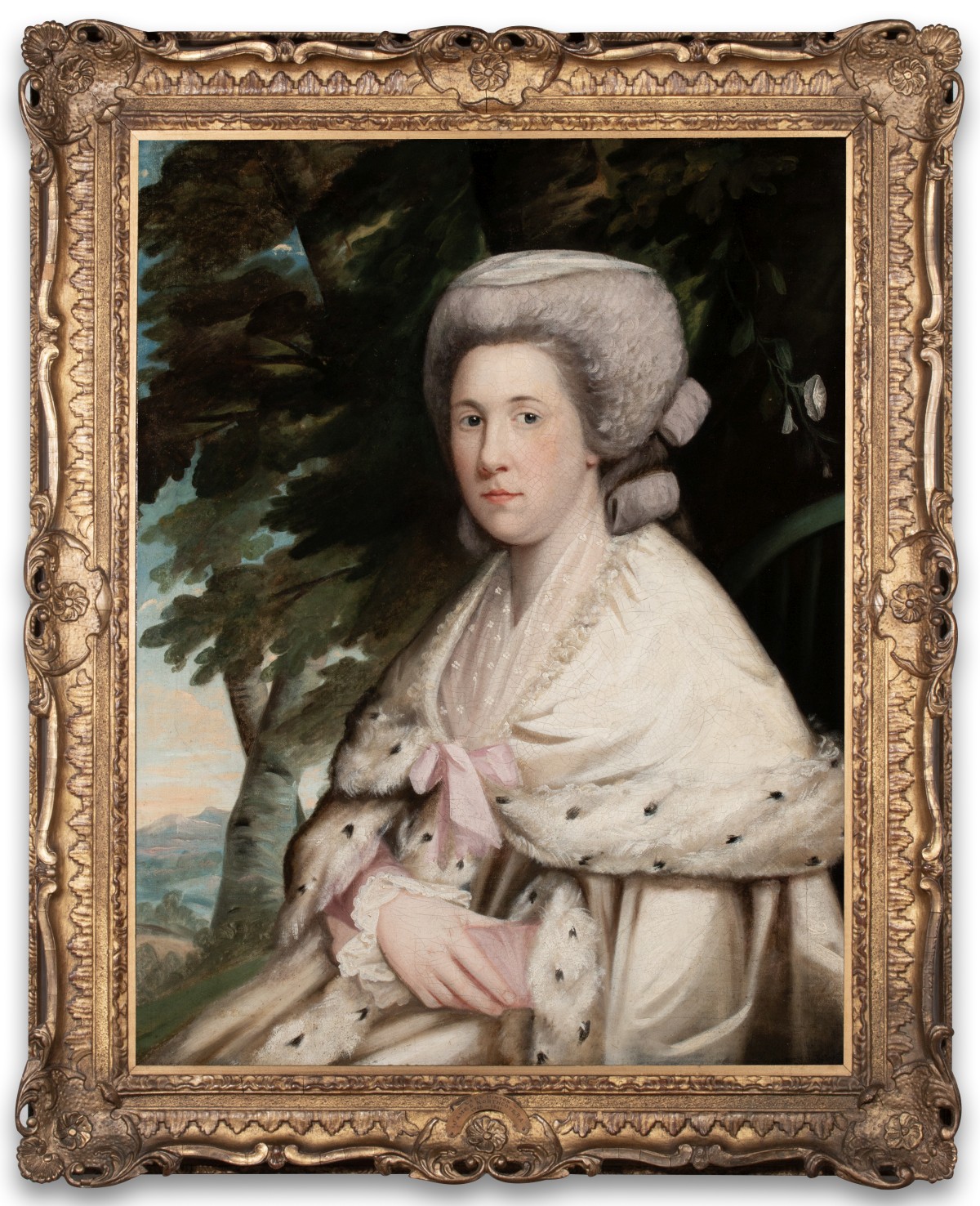 THOMAS NORTHCOTE (1746-1831) ATTR PORTRAIT LADY HINTON