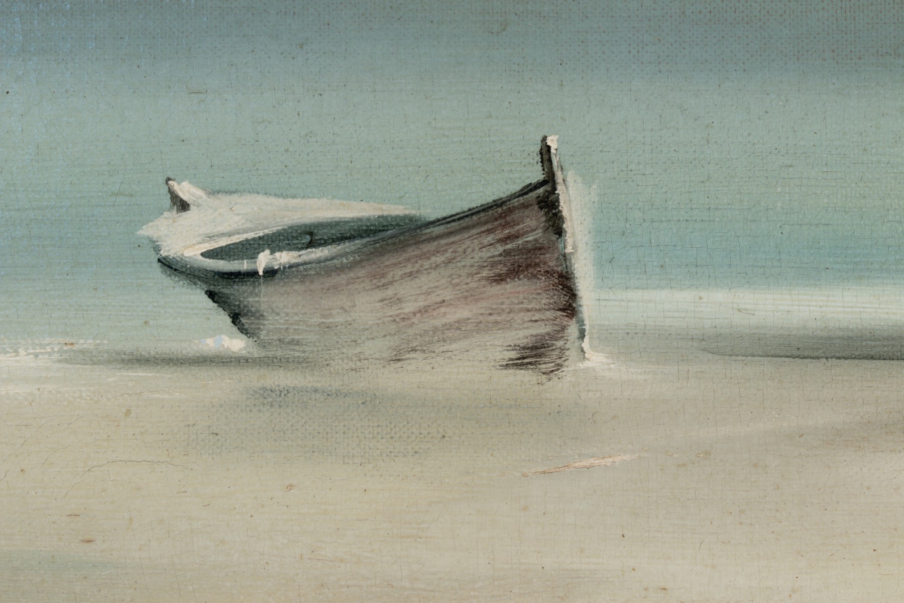 ROBERT WATSON (1923-2004) 1968 SURREALIST OIL ON CANVAS