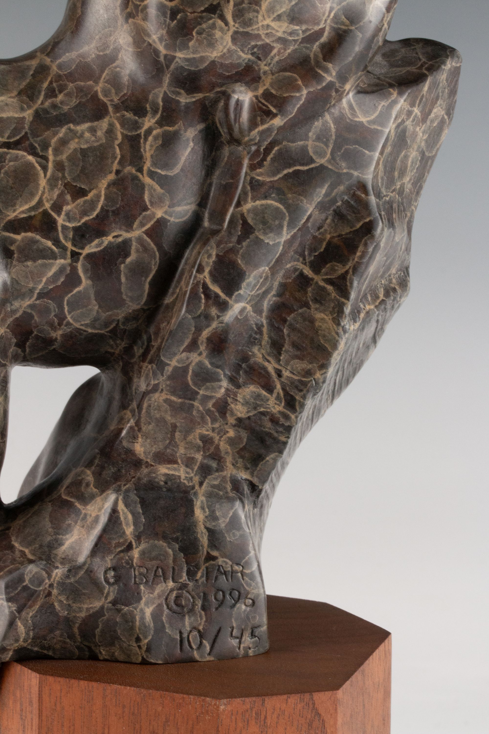 GERALD BALCIAR (BORN 1942) BRONZE MAQUETTE STUDY