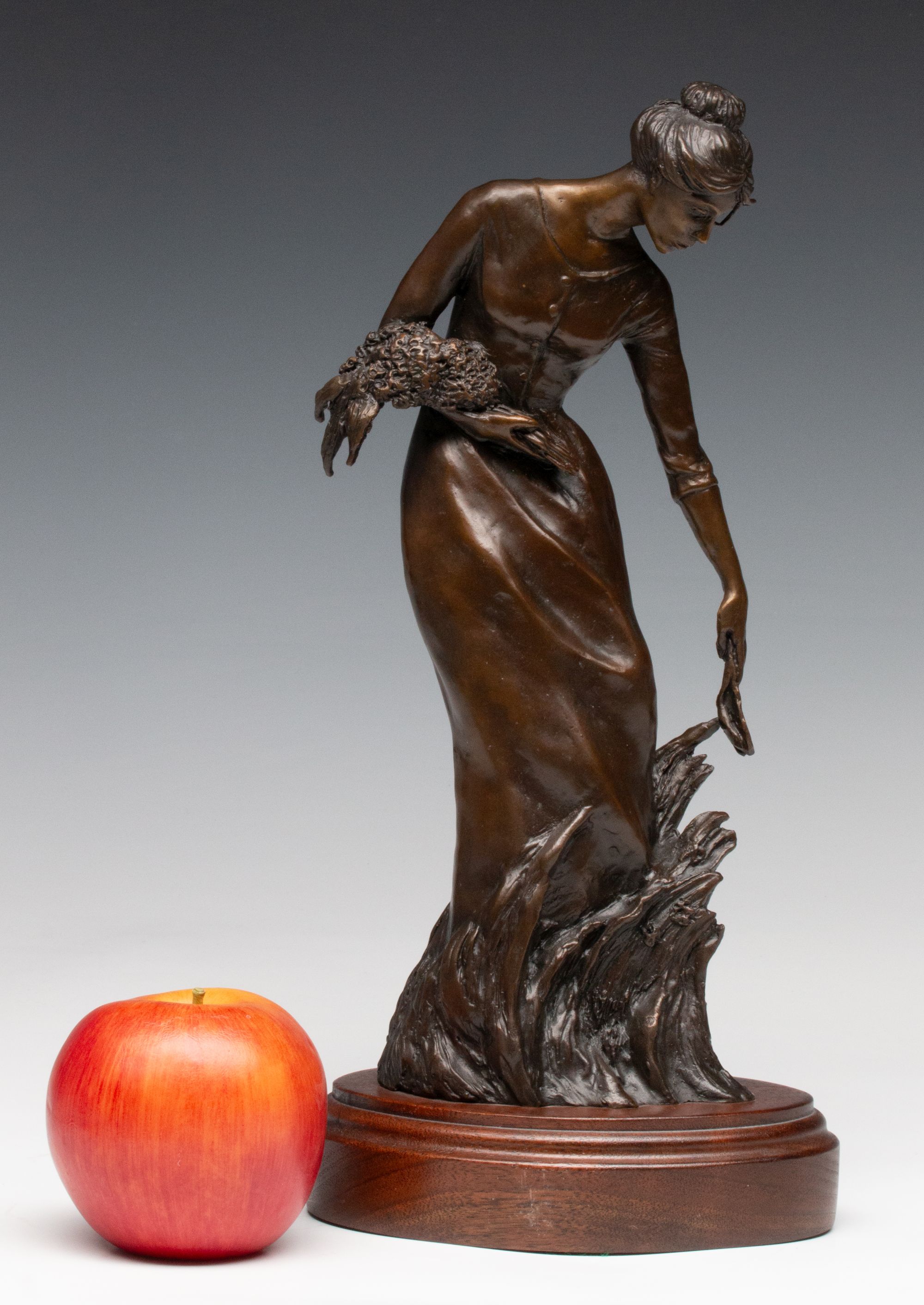 JO SAYLORS (1932-2018) PATINATED BRONZE SCULPTURE