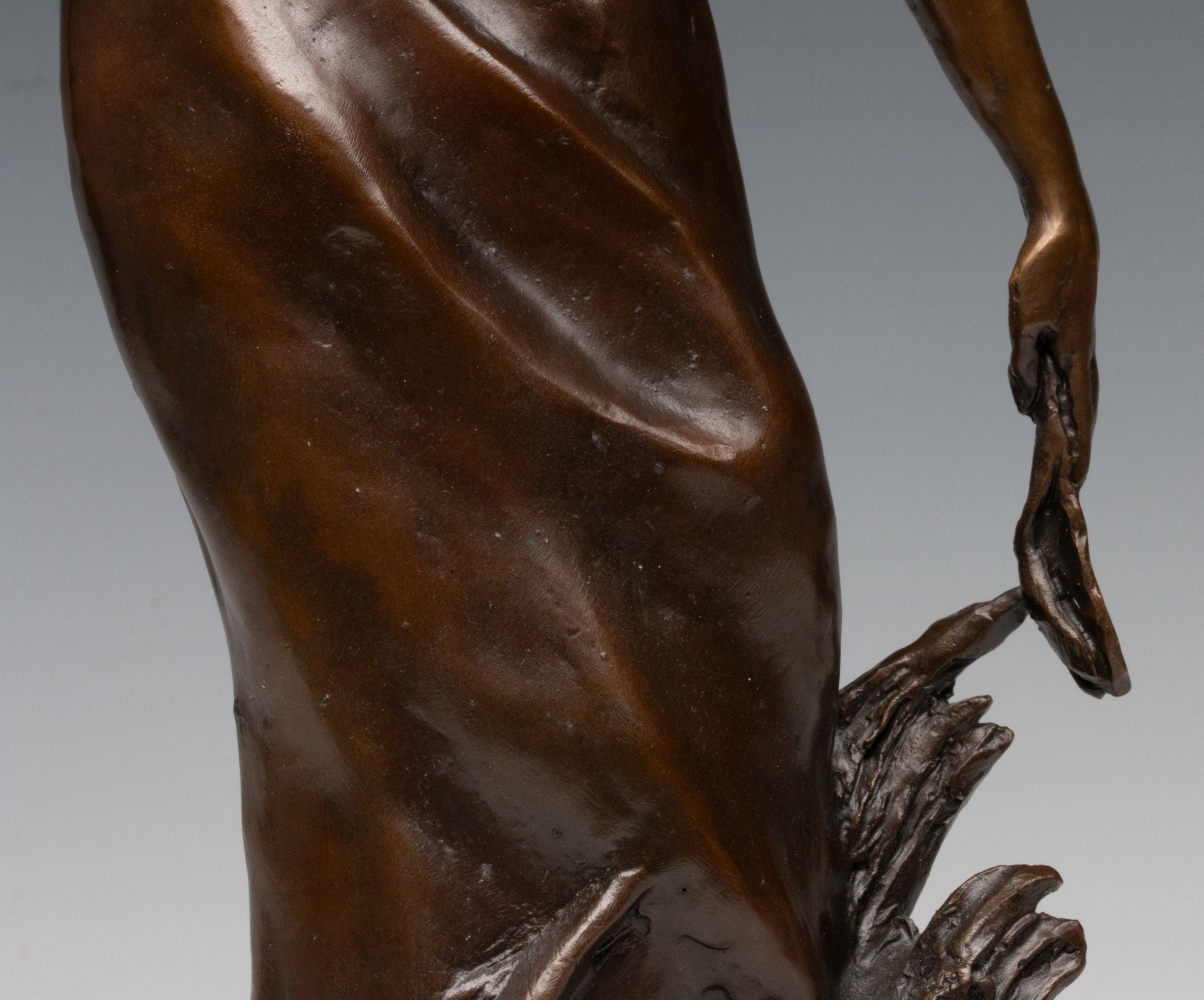 JO SAYLORS (1932-2018) PATINATED BRONZE SCULPTURE