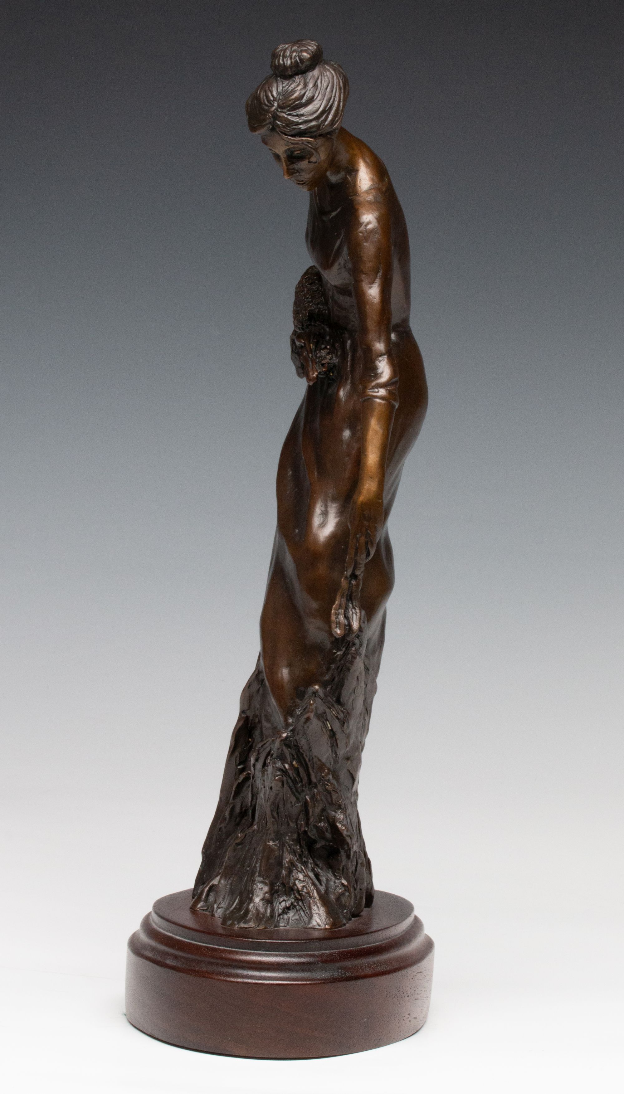 JO SAYLORS (1932-2018) PATINATED BRONZE SCULPTURE