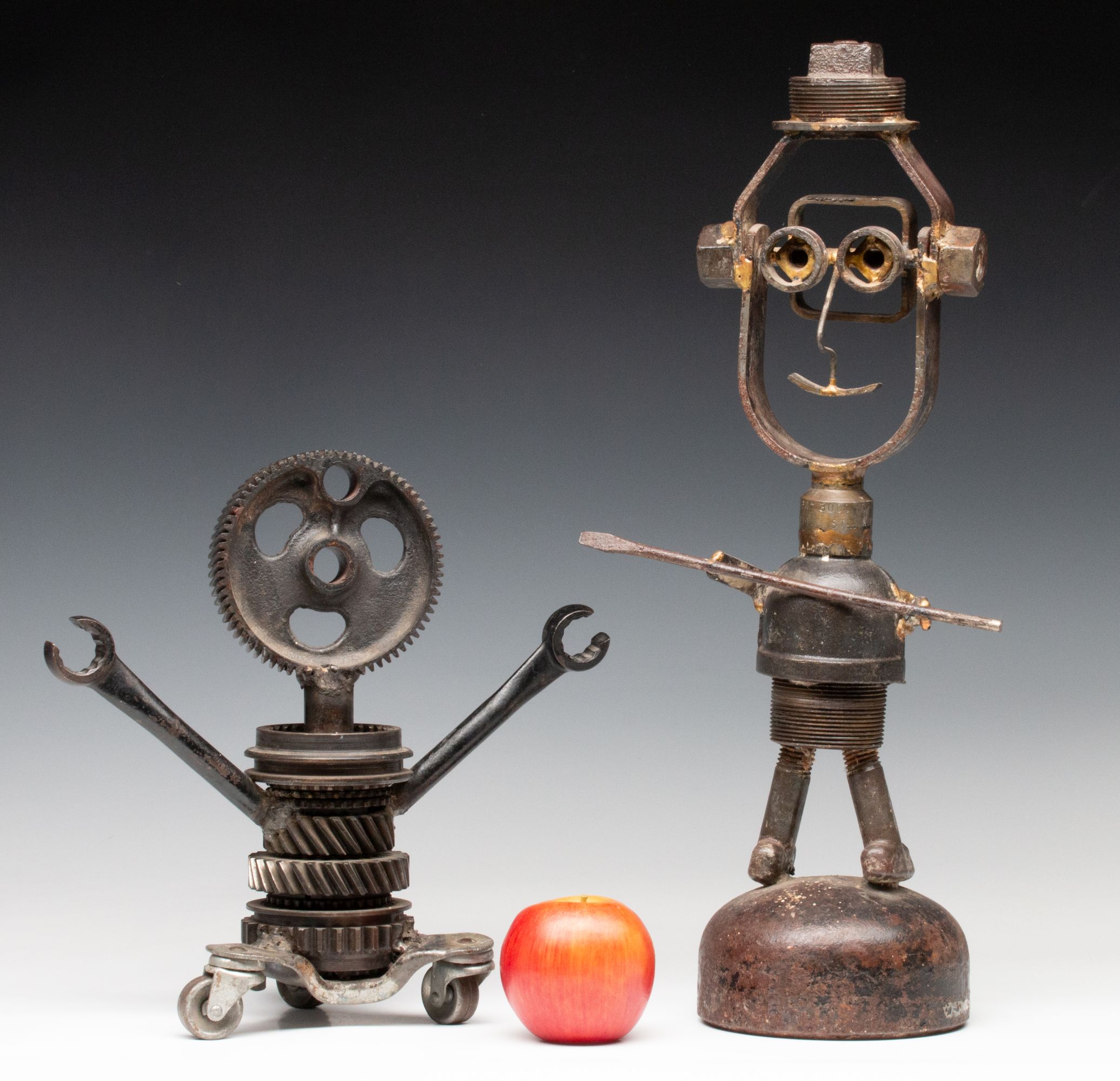 FOUND OBJECT SCULPTURES ATTR ARLIE REGIER (1931-2014)