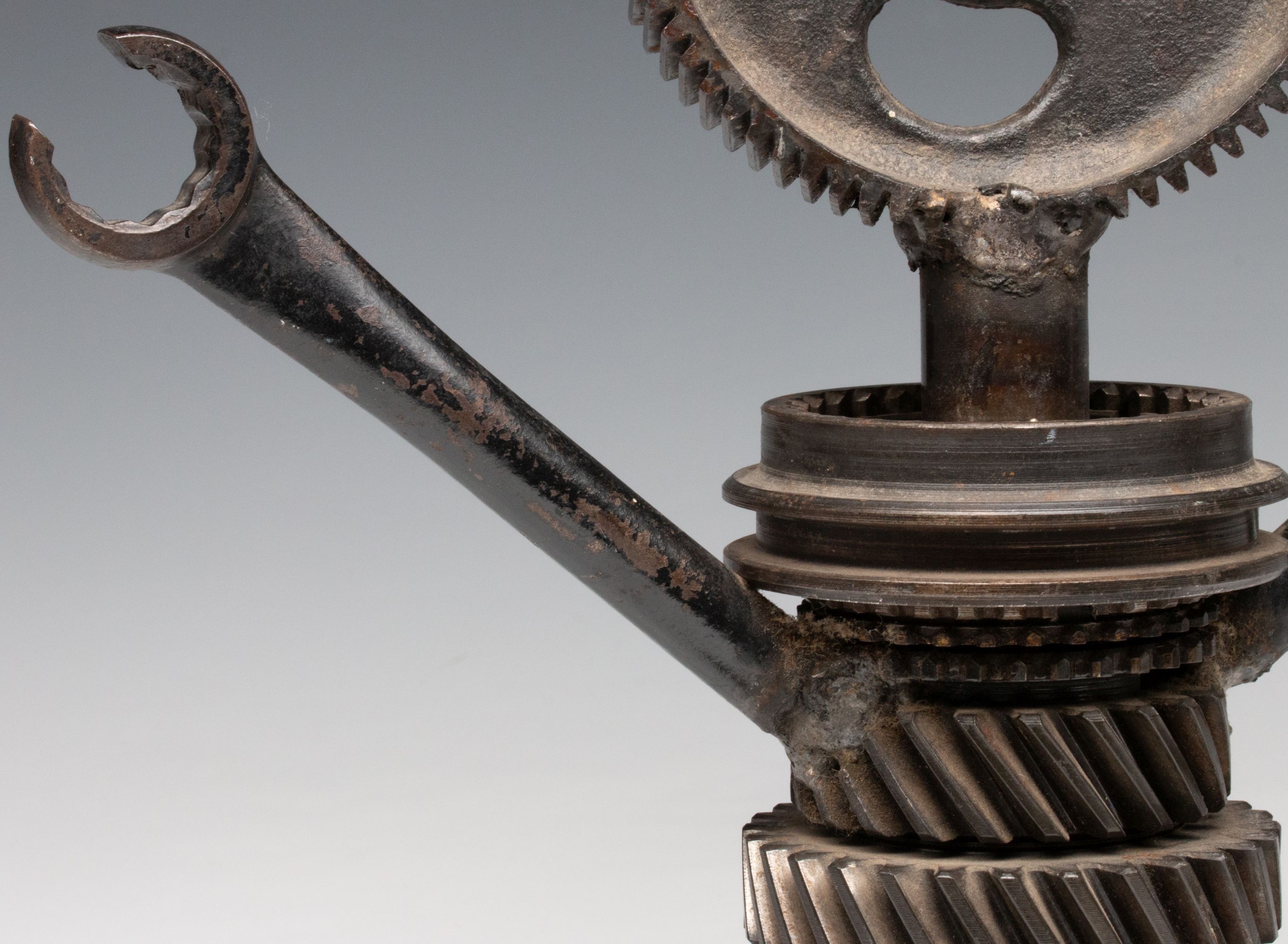 FOUND OBJECT SCULPTURES ATTR ARLIE REGIER (1931-2014)