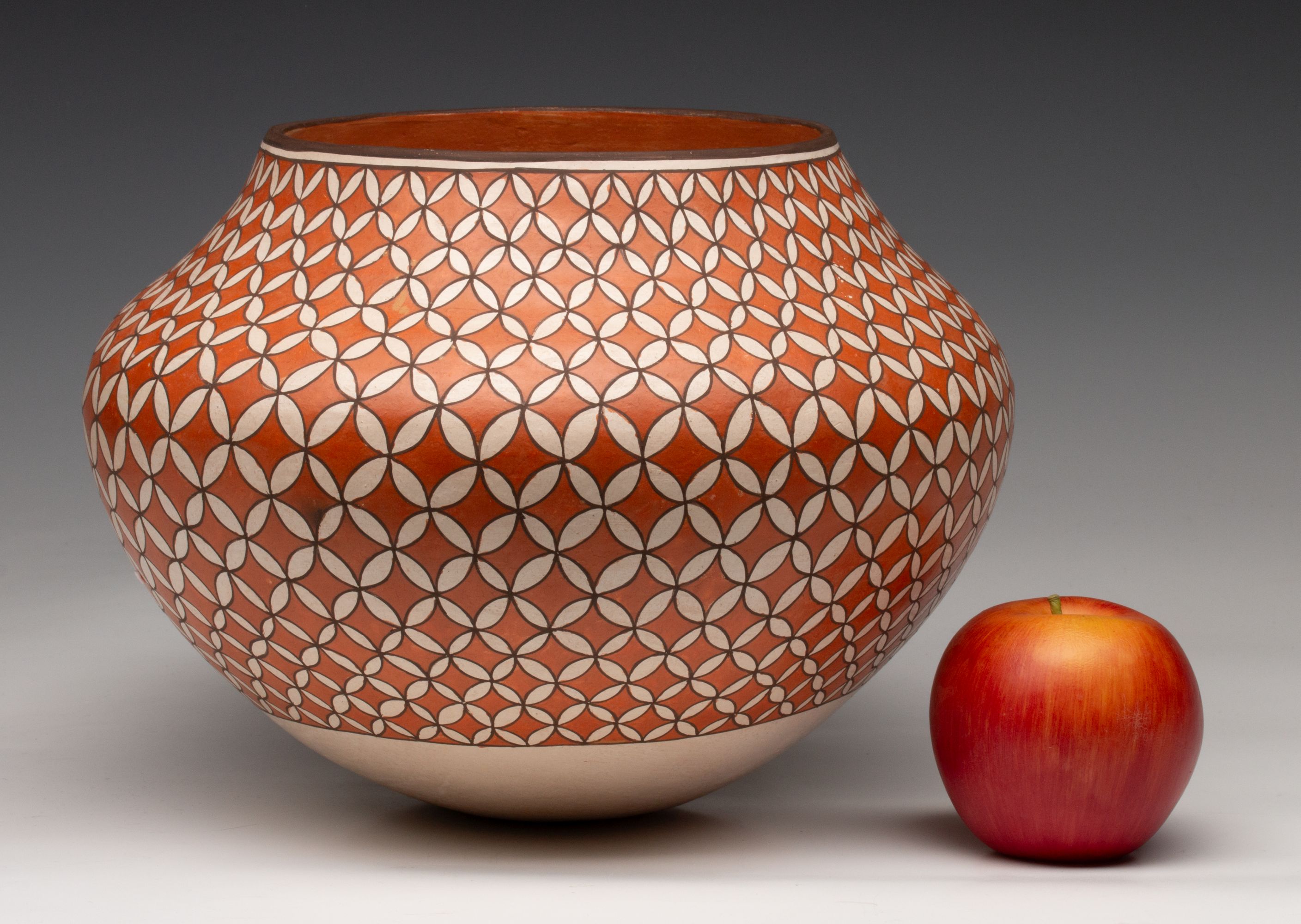 GRACE CHINO (1929-1994) ACOMA POTTERY JAR 11 INCHES