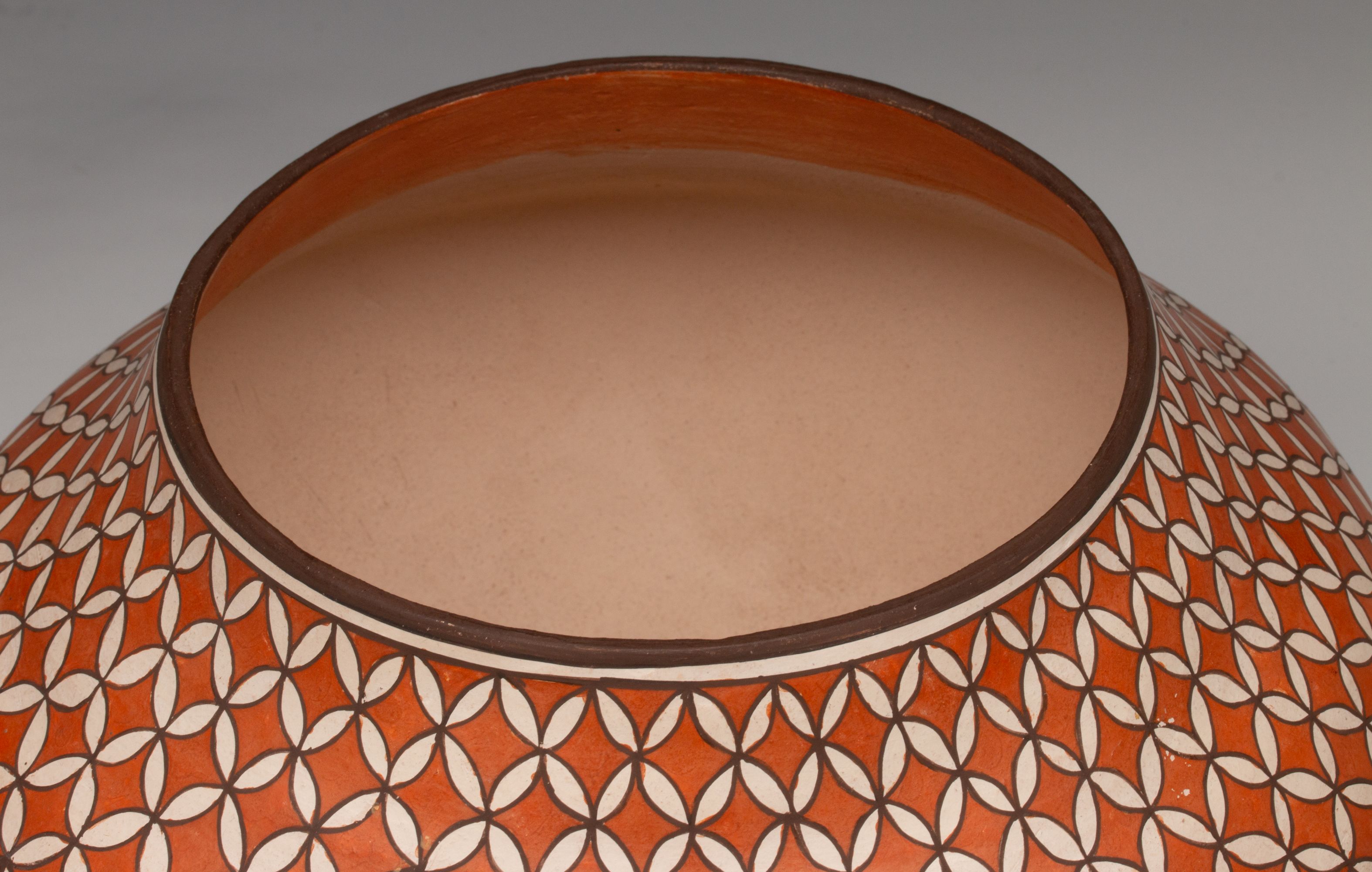 GRACE CHINO (1929-1994) ACOMA POTTERY JAR 11 INCHES