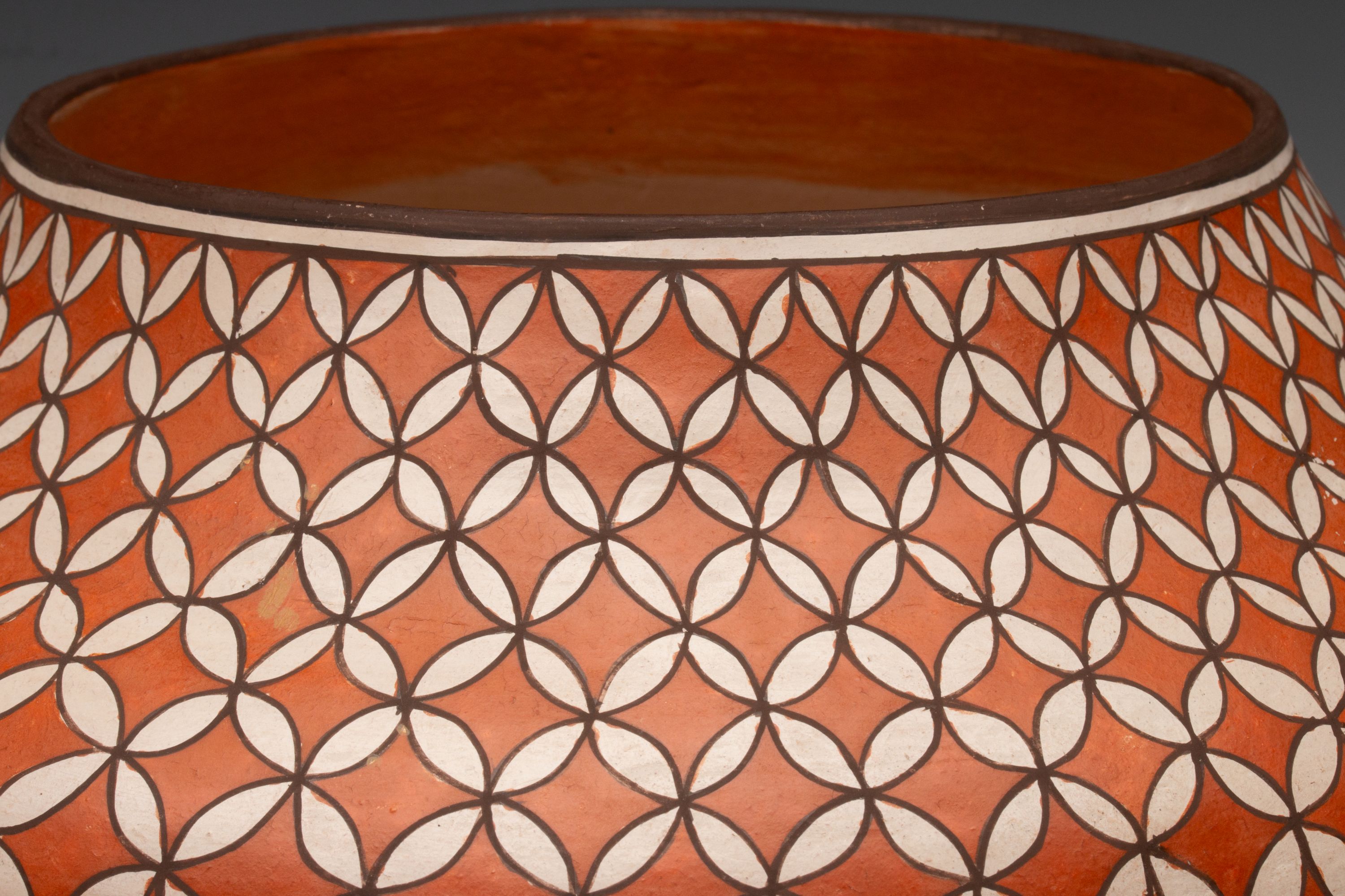 GRACE CHINO (1929-1994) ACOMA POTTERY JAR 11 INCHES