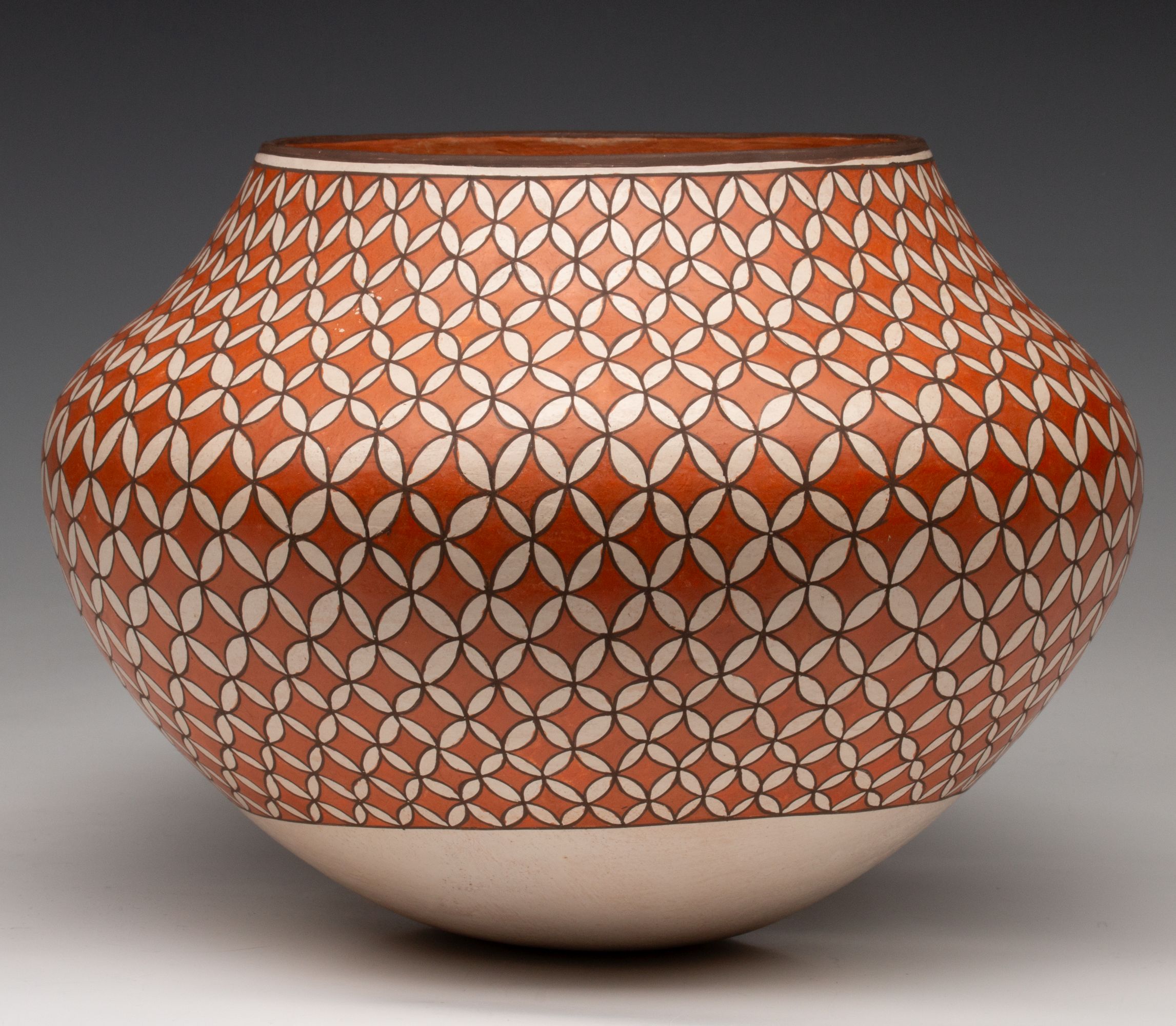GRACE CHINO (1929-1994) ACOMA POTTERY JAR 11 INCHES