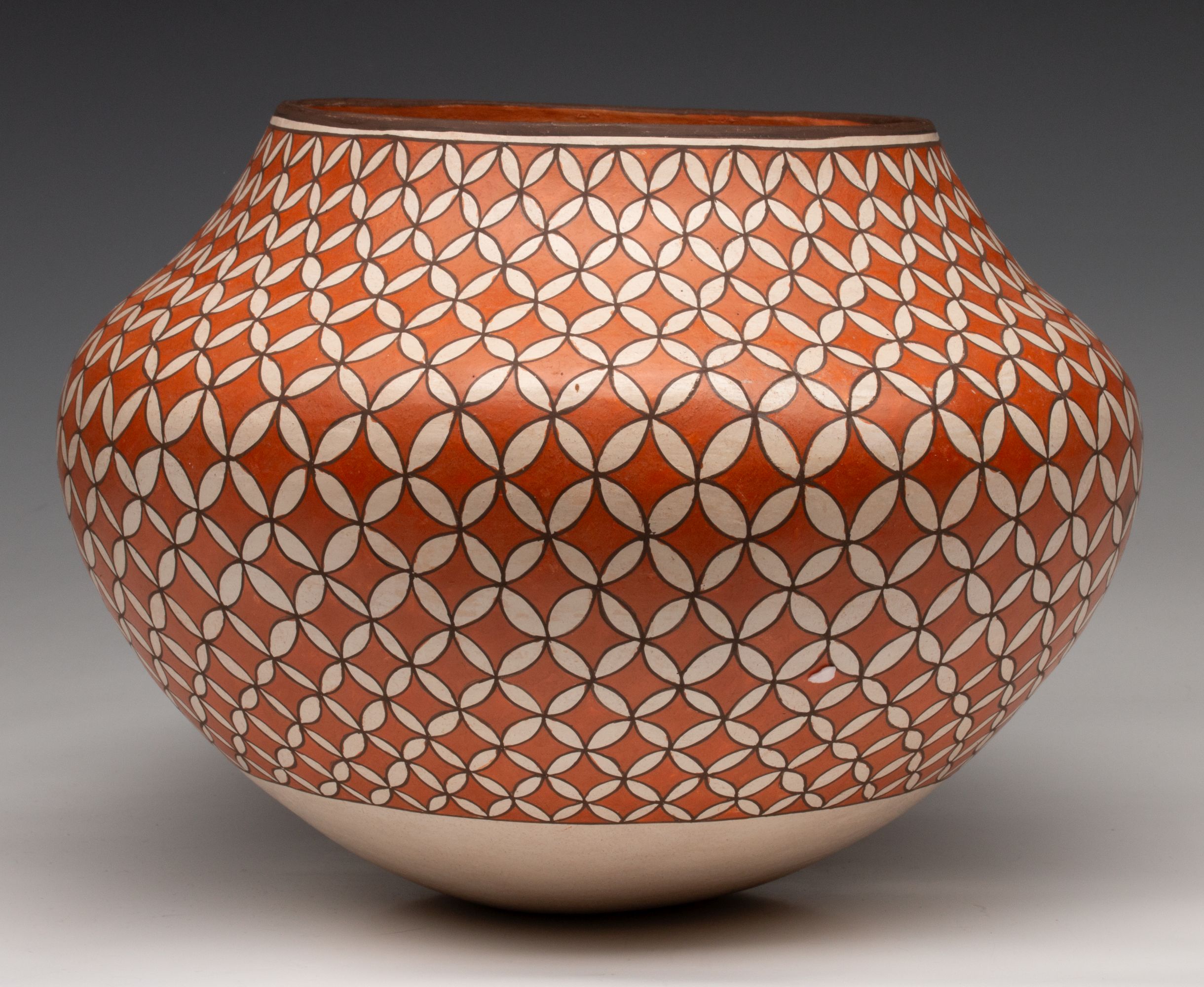 GRACE CHINO (1929-1994) ACOMA POTTERY JAR 11 INCHES