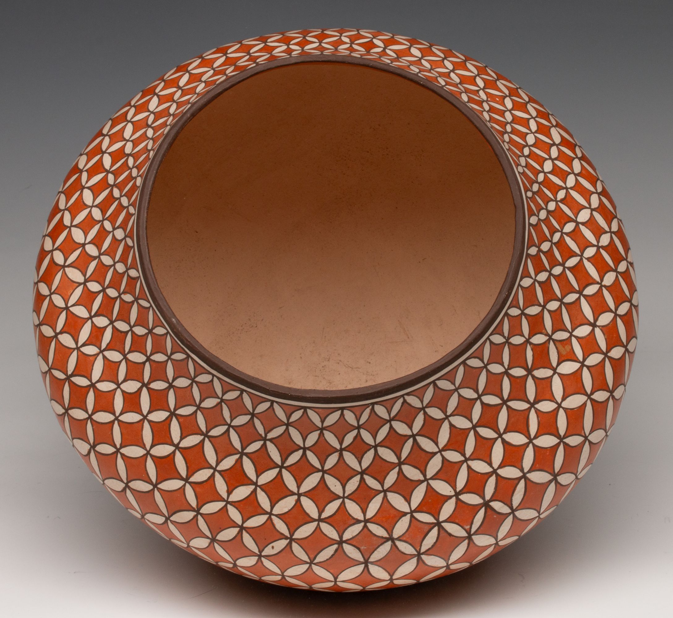 GRACE CHINO (1929-1994) ACOMA POTTERY JAR 11 INCHES
