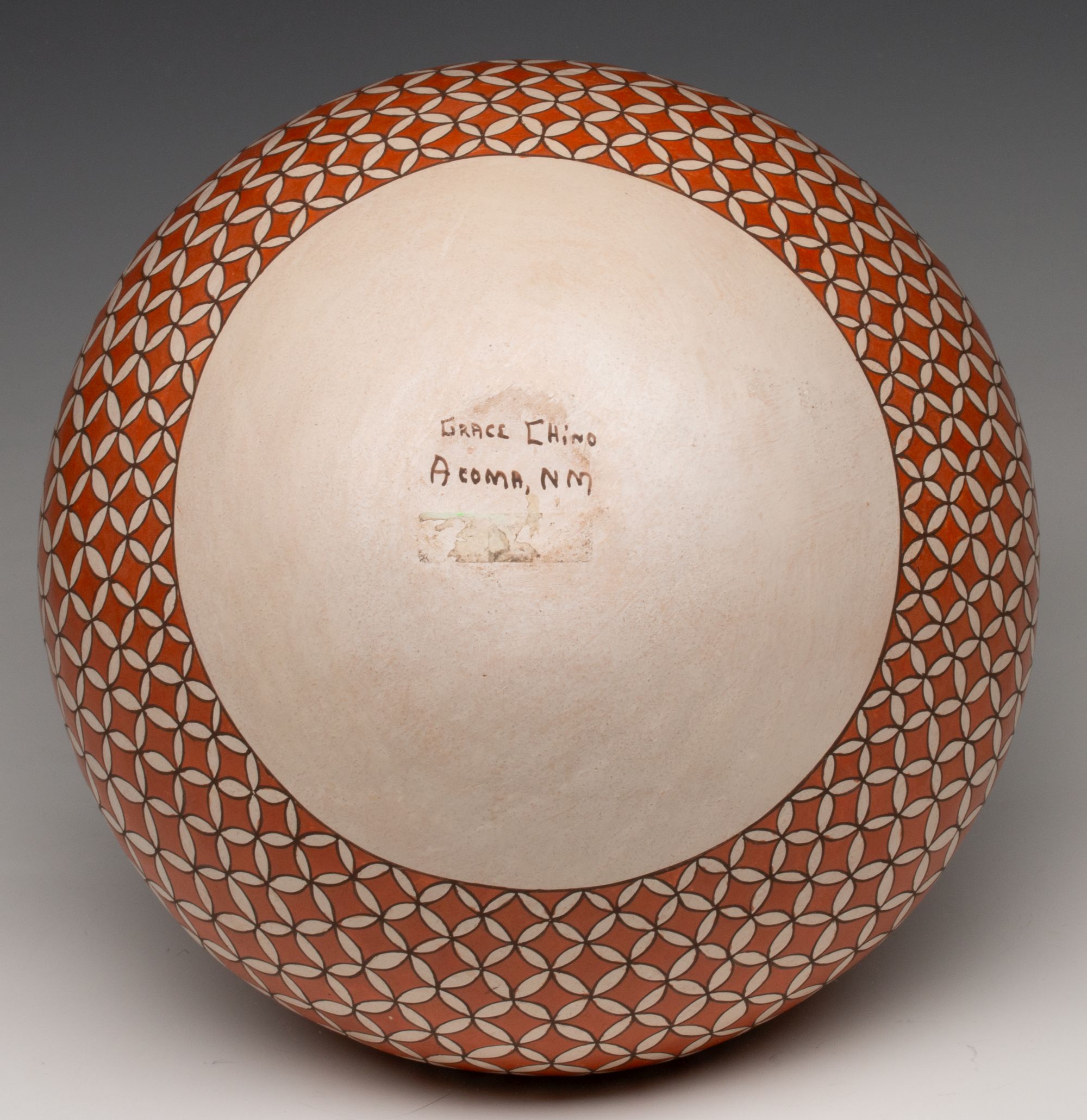 GRACE CHINO (1929-1994) ACOMA POTTERY JAR 11 INCHES