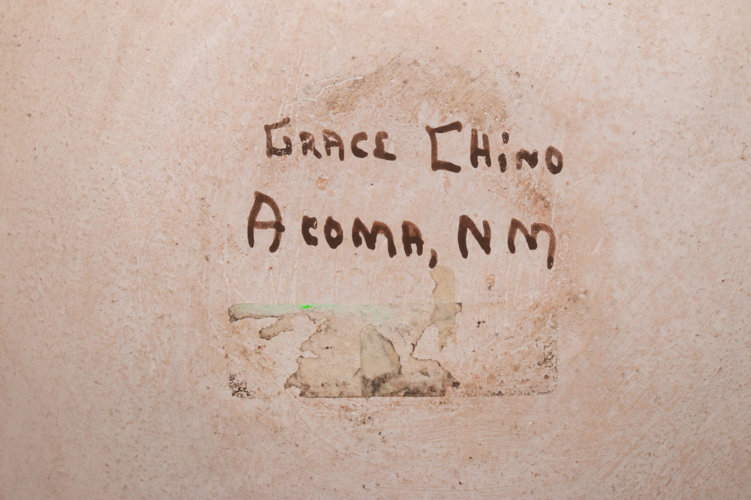 GRACE CHINO (1929-1994) ACOMA POTTERY JAR 11 INCHES