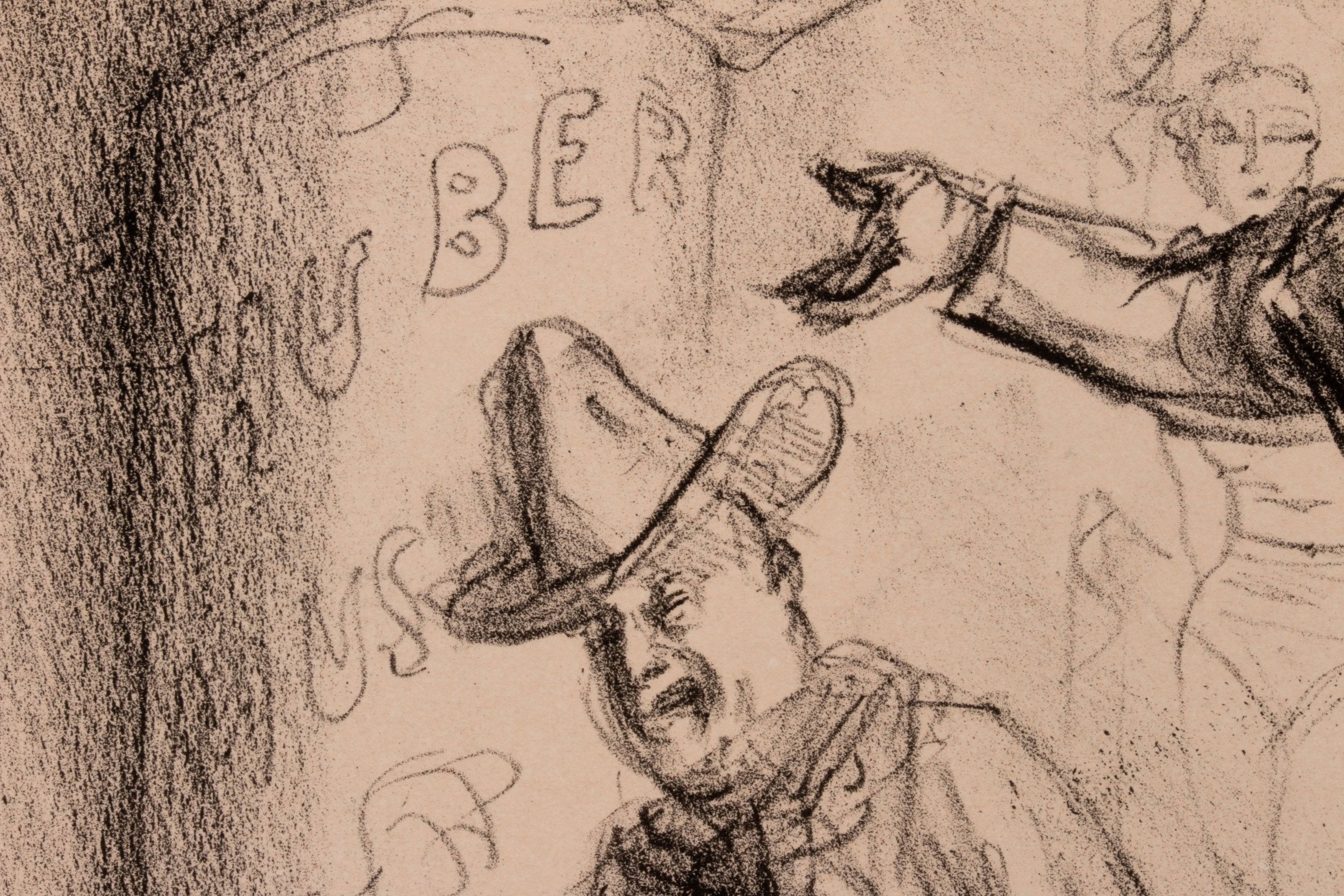 REGINALD MARSH (1898-1954) SIGNED LITHO ON CHINE COLLÉ