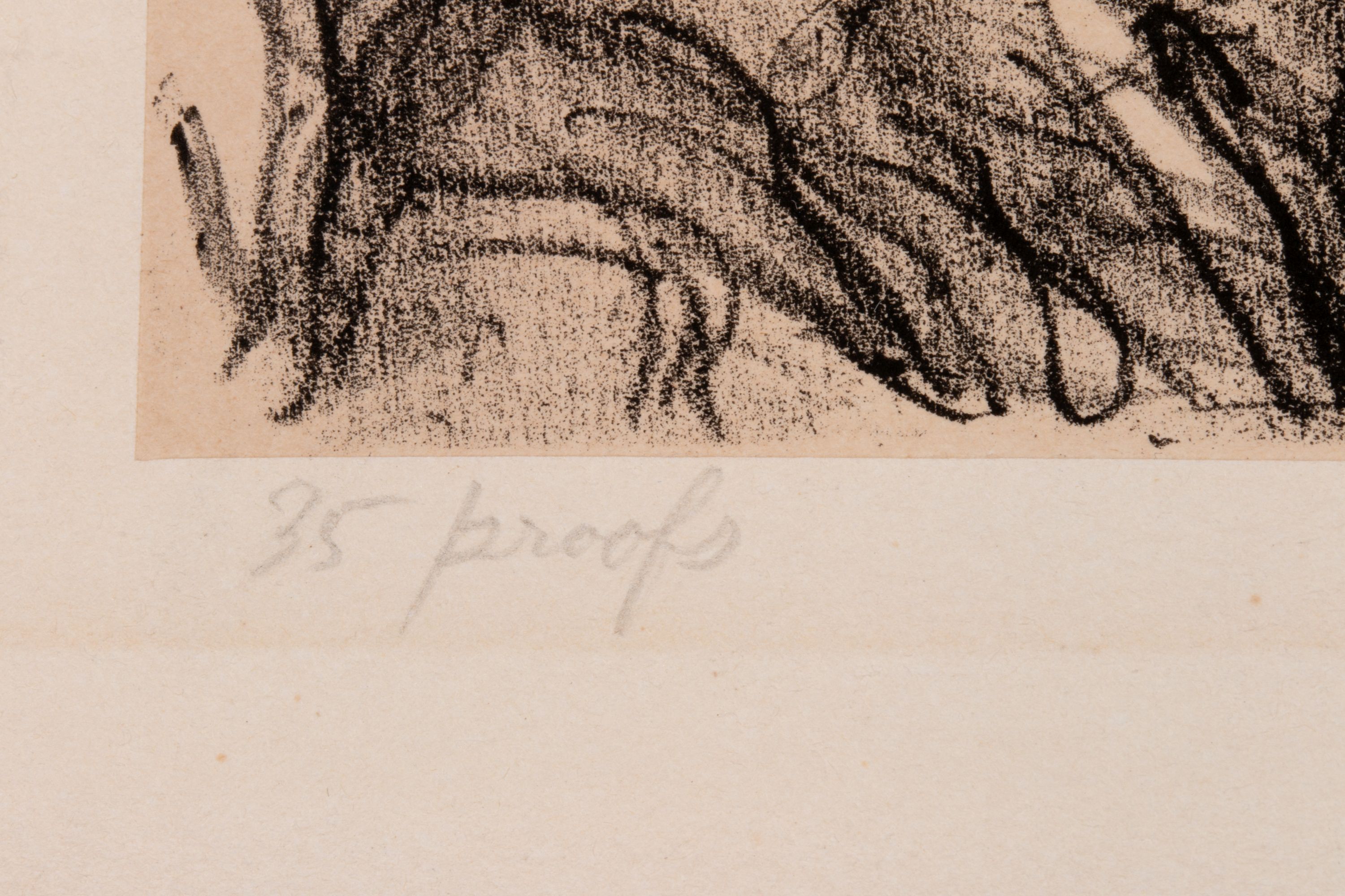 REGINALD MARSH (1898-1954) SIGNED LITHO ON CHINE COLLÉ