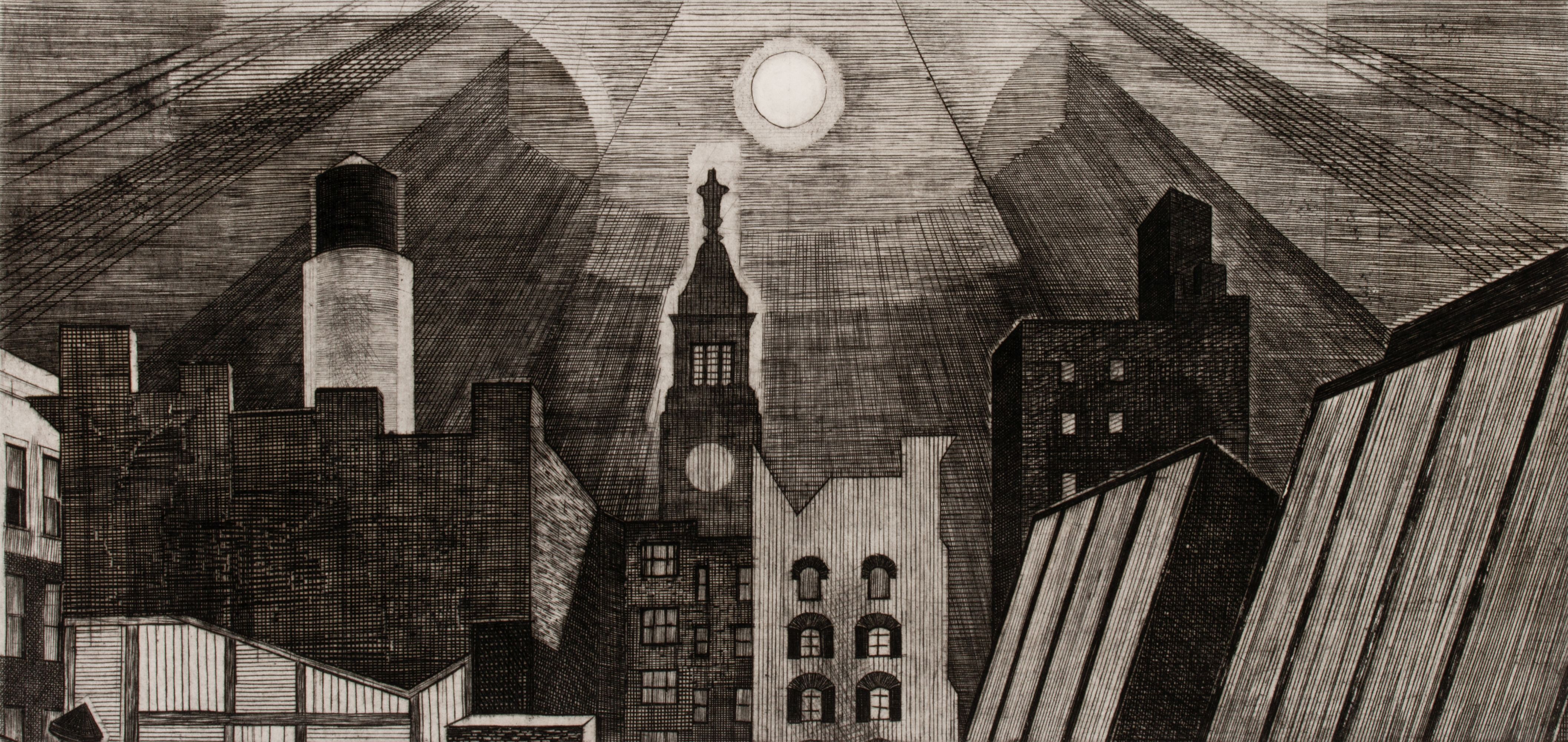 ARMIN LANDECK (1905-1984) PENCIL SIGNED DRYPOINT