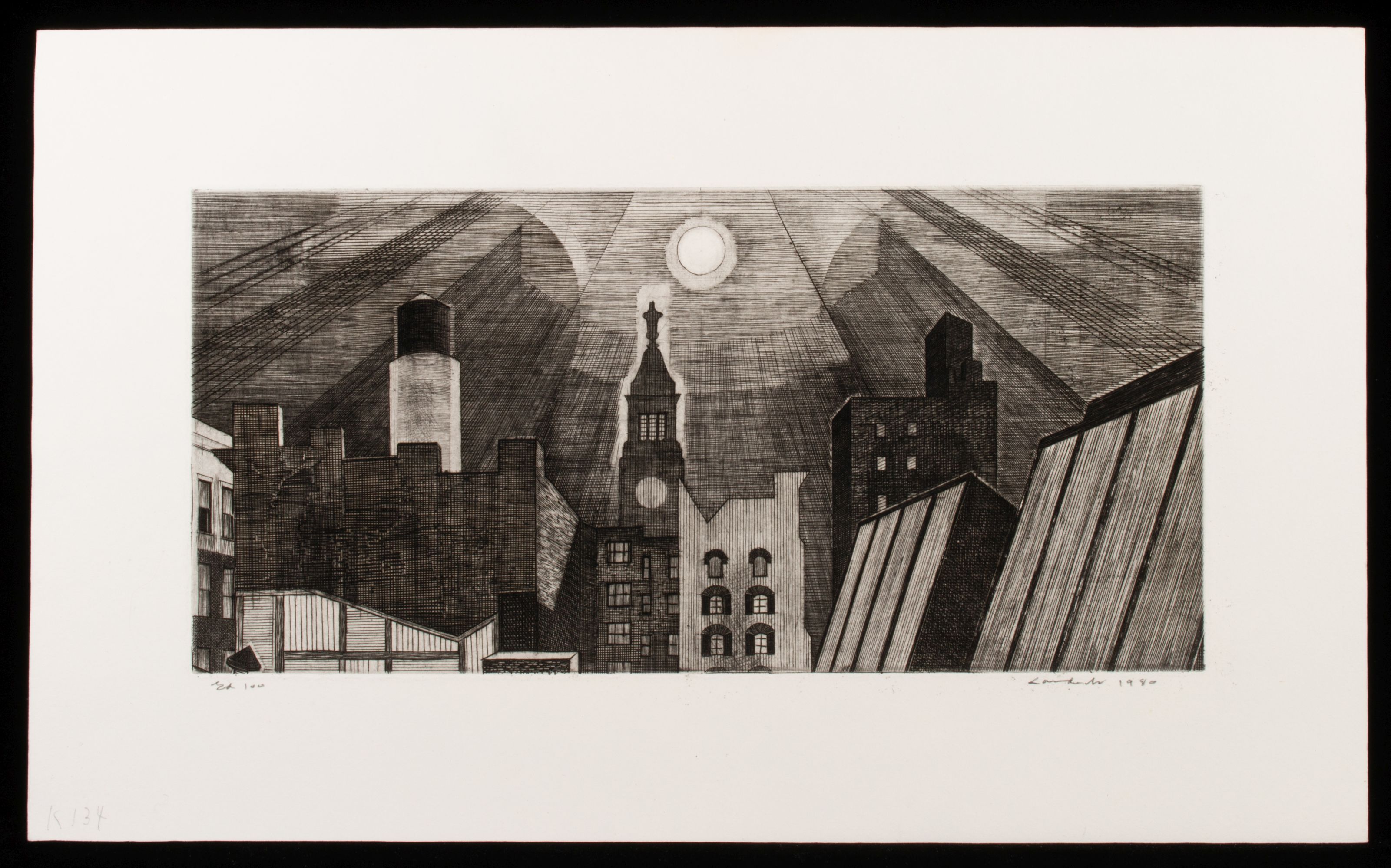ARMIN LANDECK (1905-1984) PENCIL SIGNED DRYPOINT