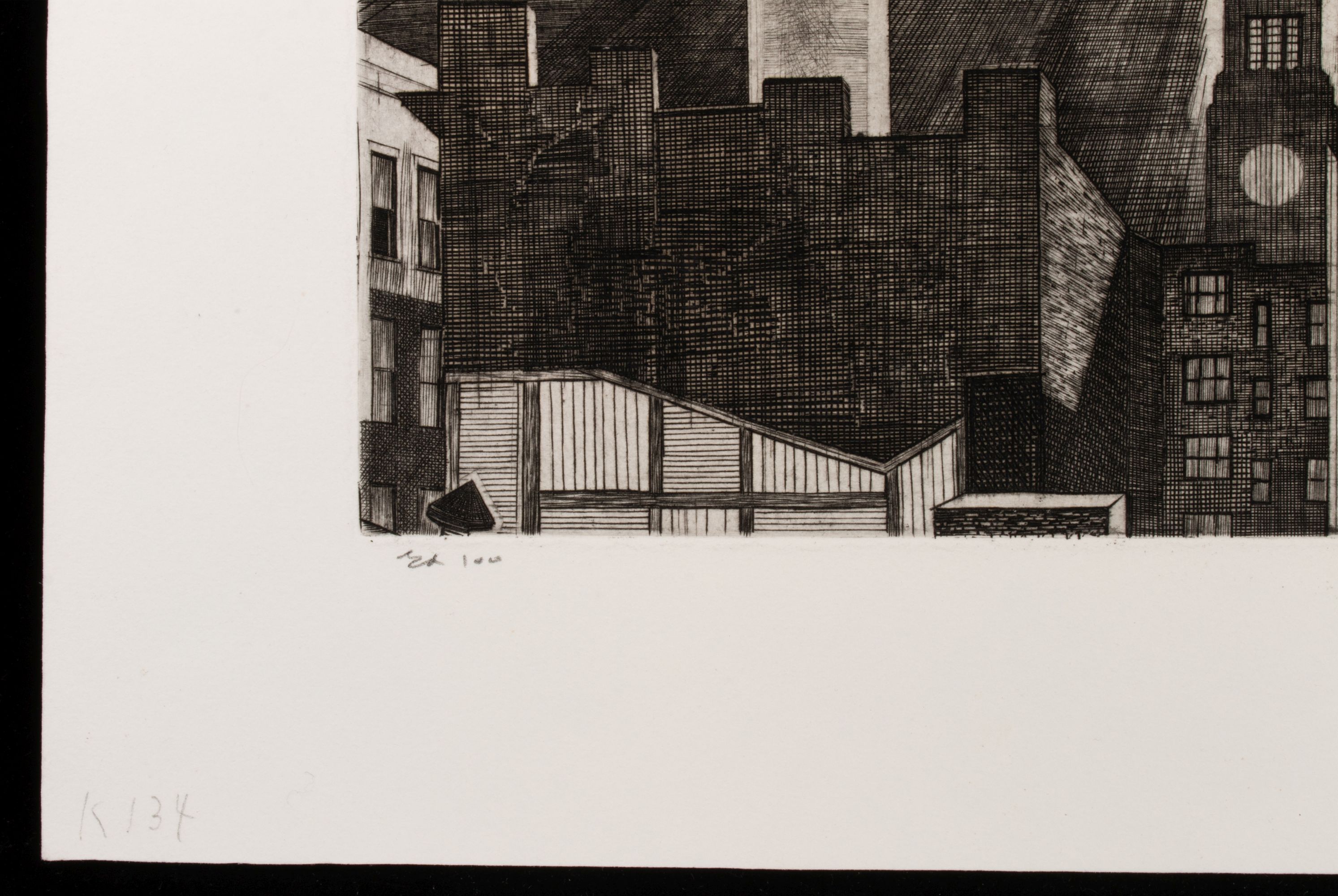 ARMIN LANDECK (1905-1984) PENCIL SIGNED DRYPOINT