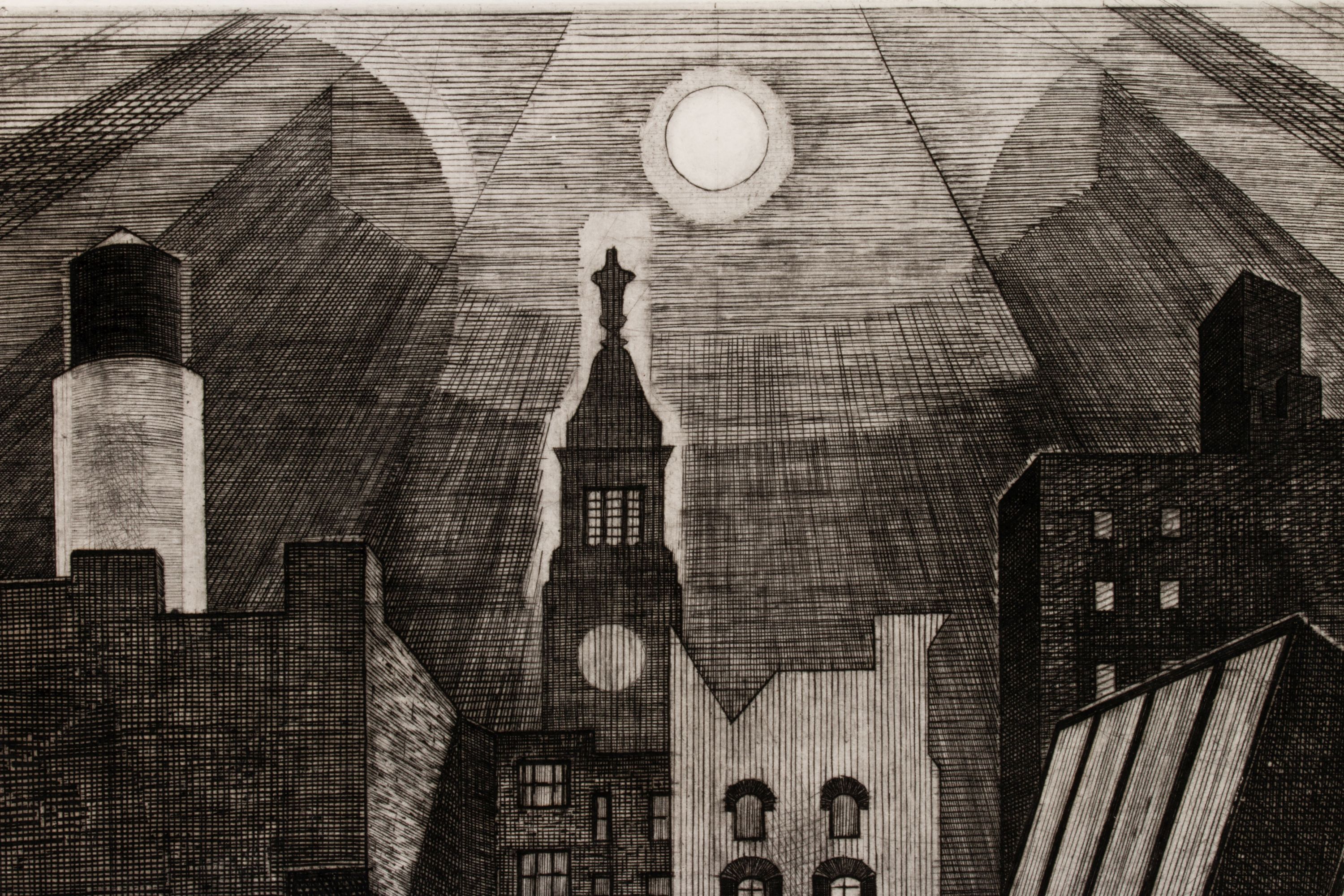ARMIN LANDECK (1905-1984) PENCIL SIGNED DRYPOINT