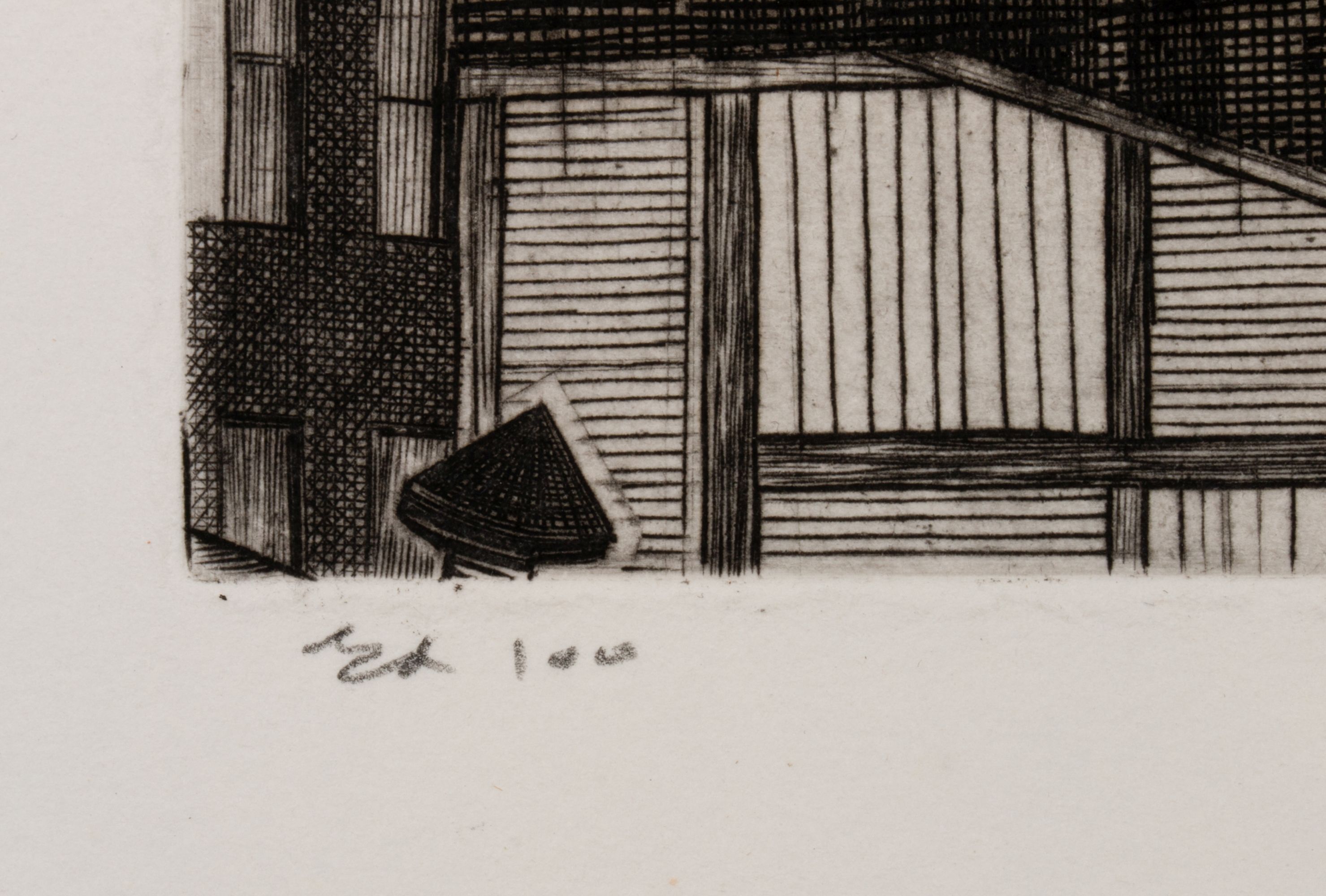 ARMIN LANDECK (1905-1984) PENCIL SIGNED DRYPOINT