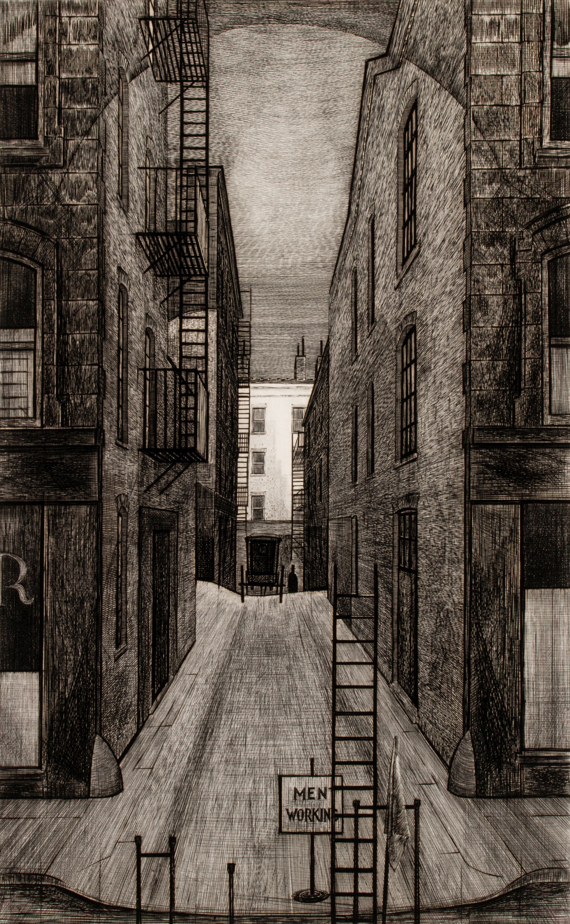 ARMIN LANDECK (1905-1984) PENCIL SIGNED DRYPOINT