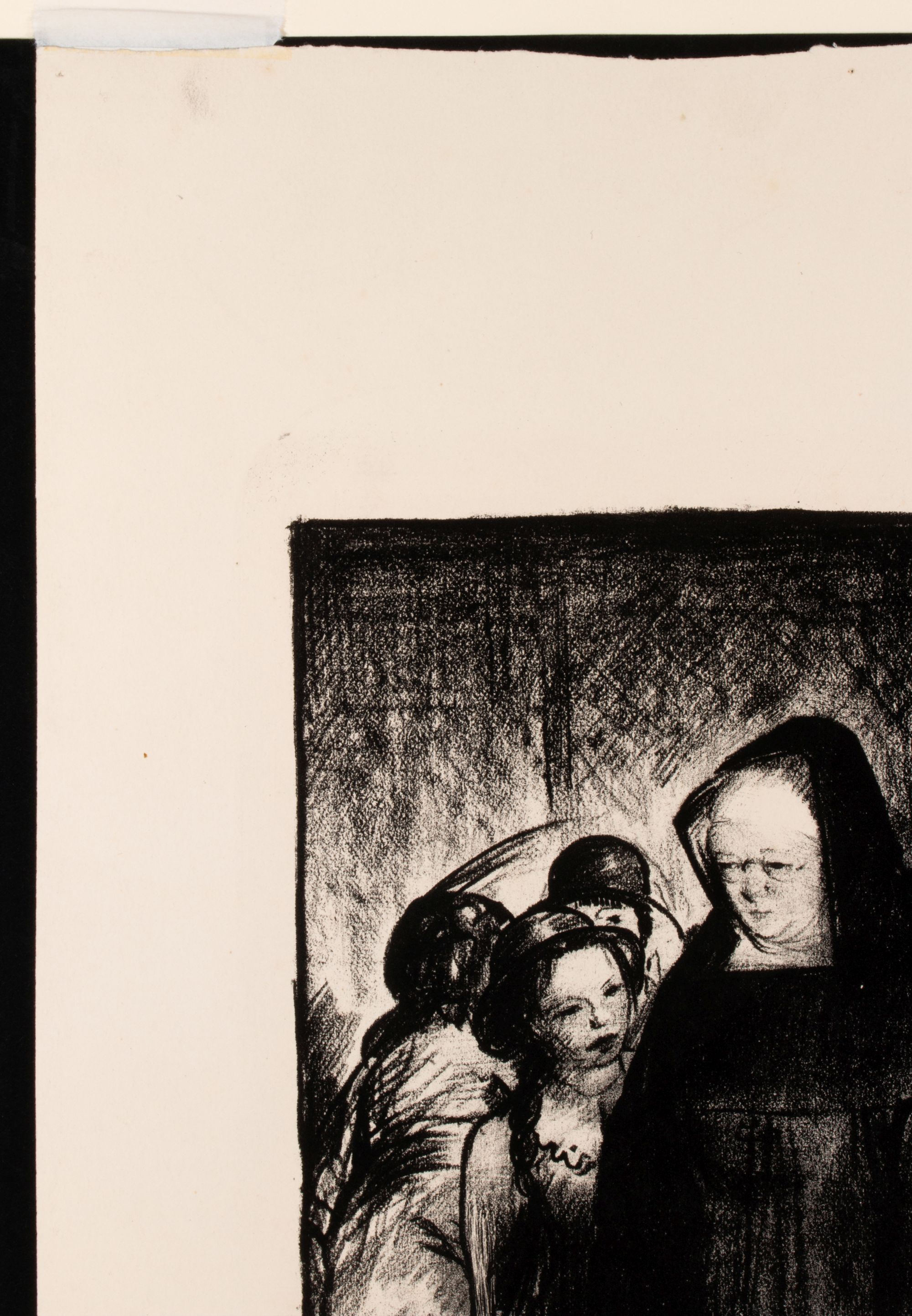GEORGE BELLOWS (1882-1925) PENCIL SIGNED LITHOGRAPH