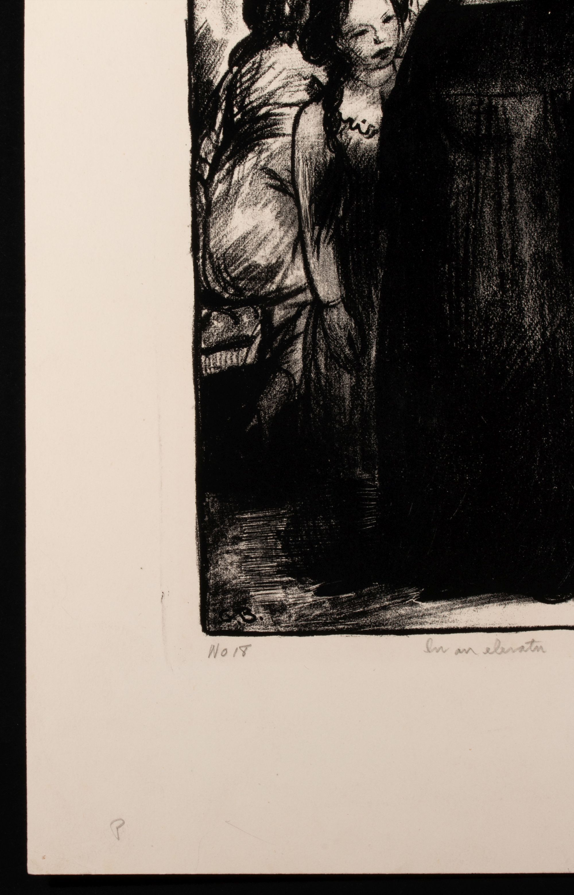 GEORGE BELLOWS (1882-1925) PENCIL SIGNED LITHOGRAPH