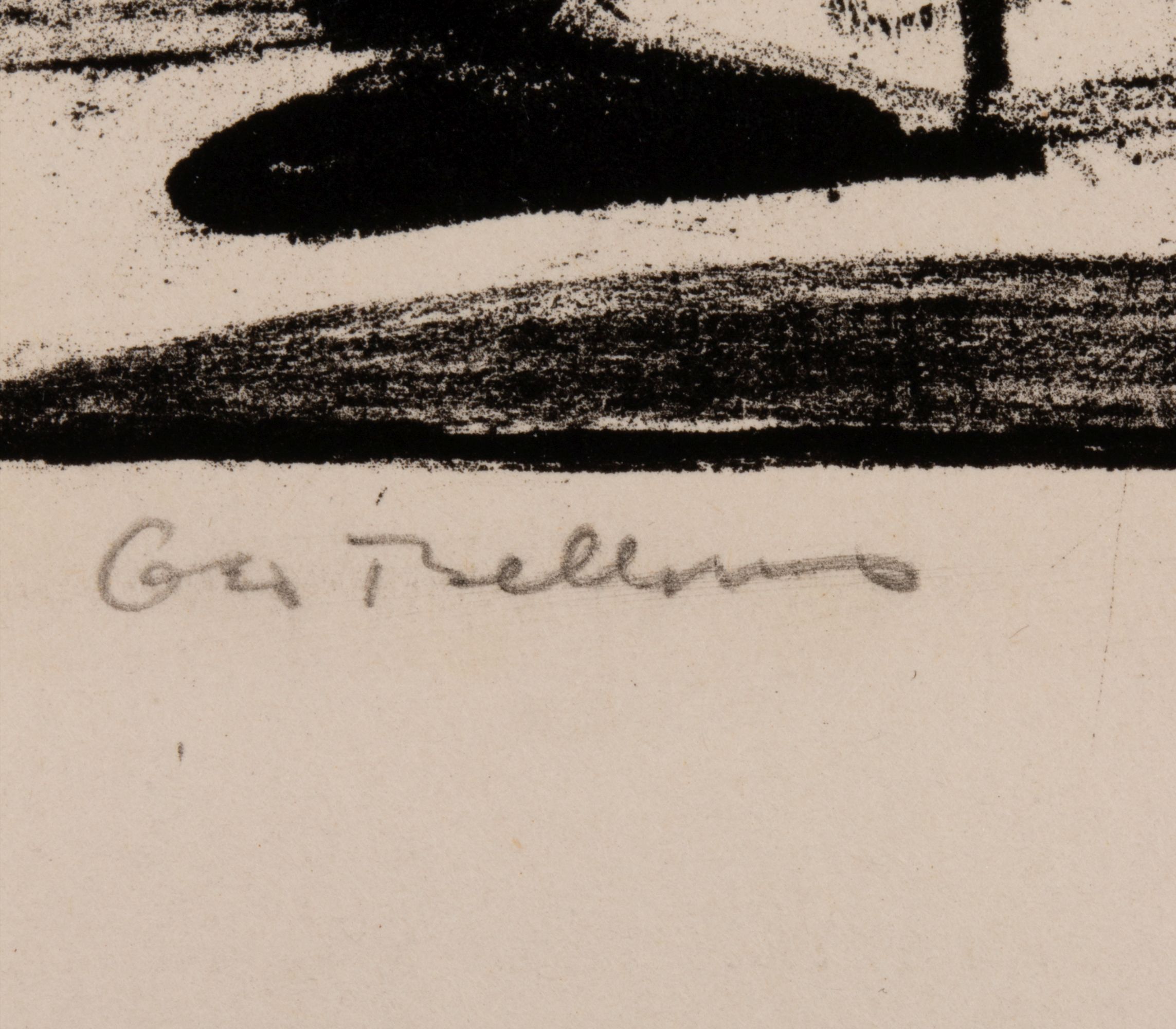 GEORGE BELLOWS (1882-1925) PENCIL SIGNED LITHOGRAPH