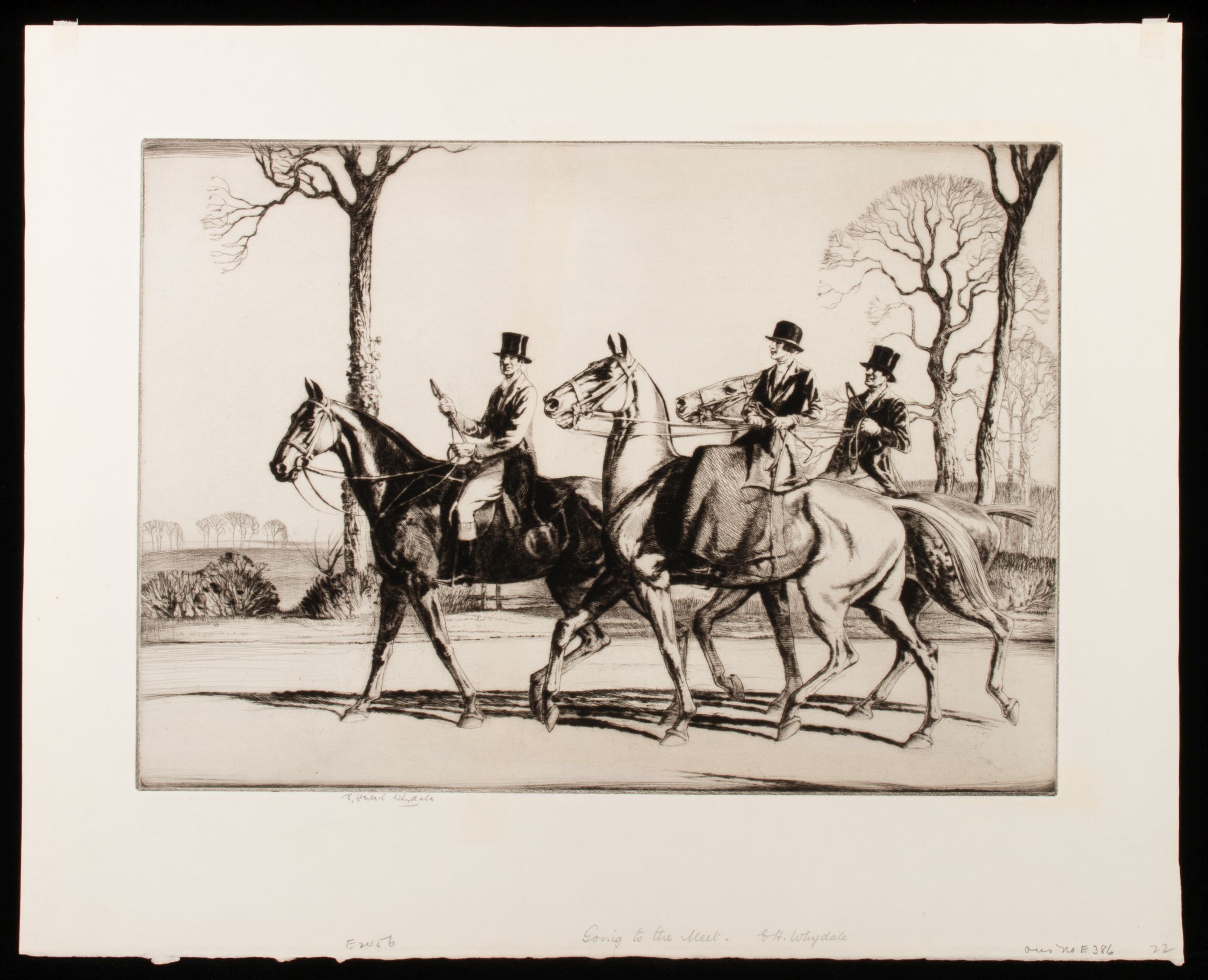 ERNEST H. WHYDALE (1886-1952) PENCIL SIGNED DRYPOINT
