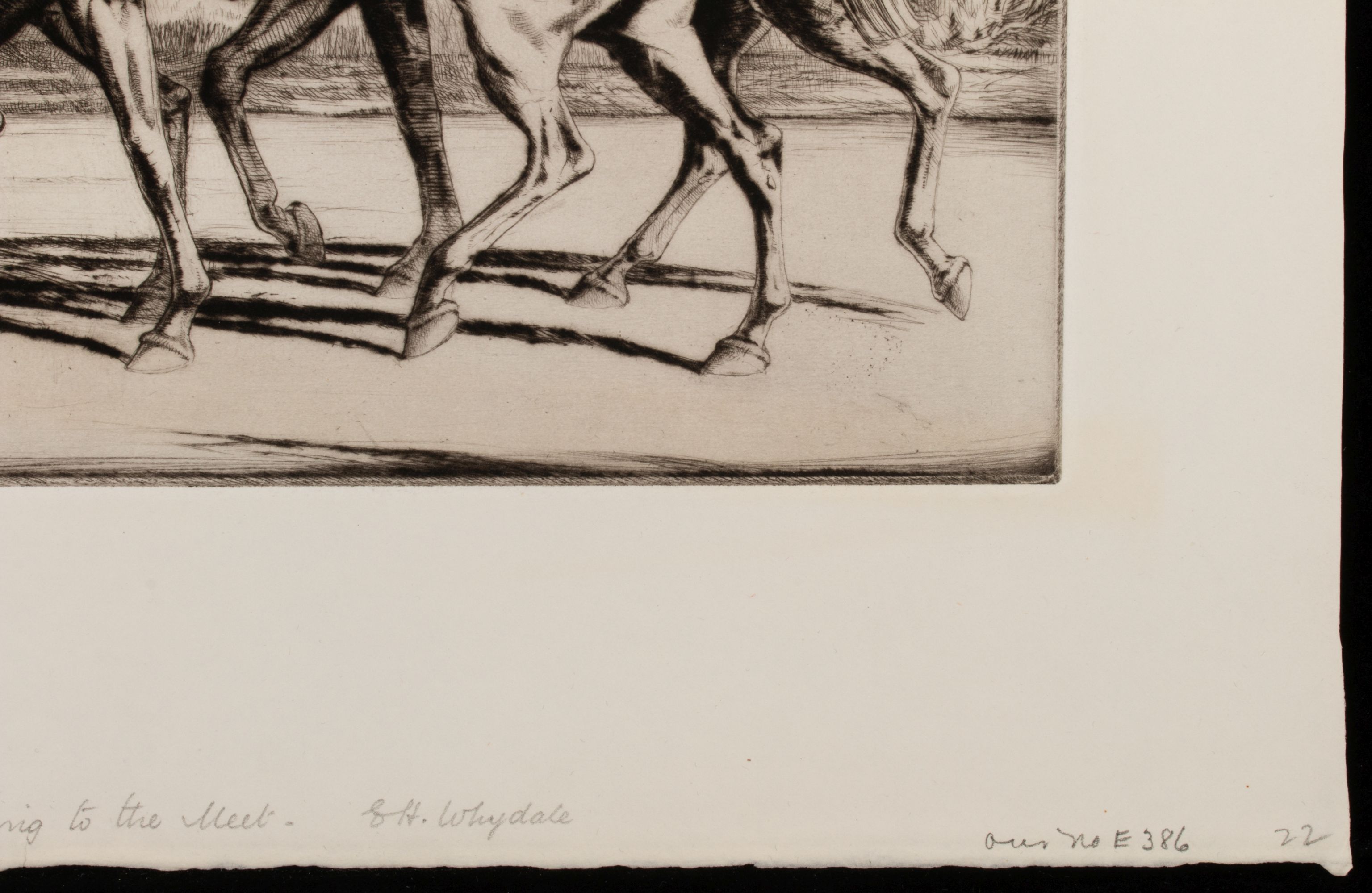 ERNEST H. WHYDALE (1886-1952) PENCIL SIGNED DRYPOINT
