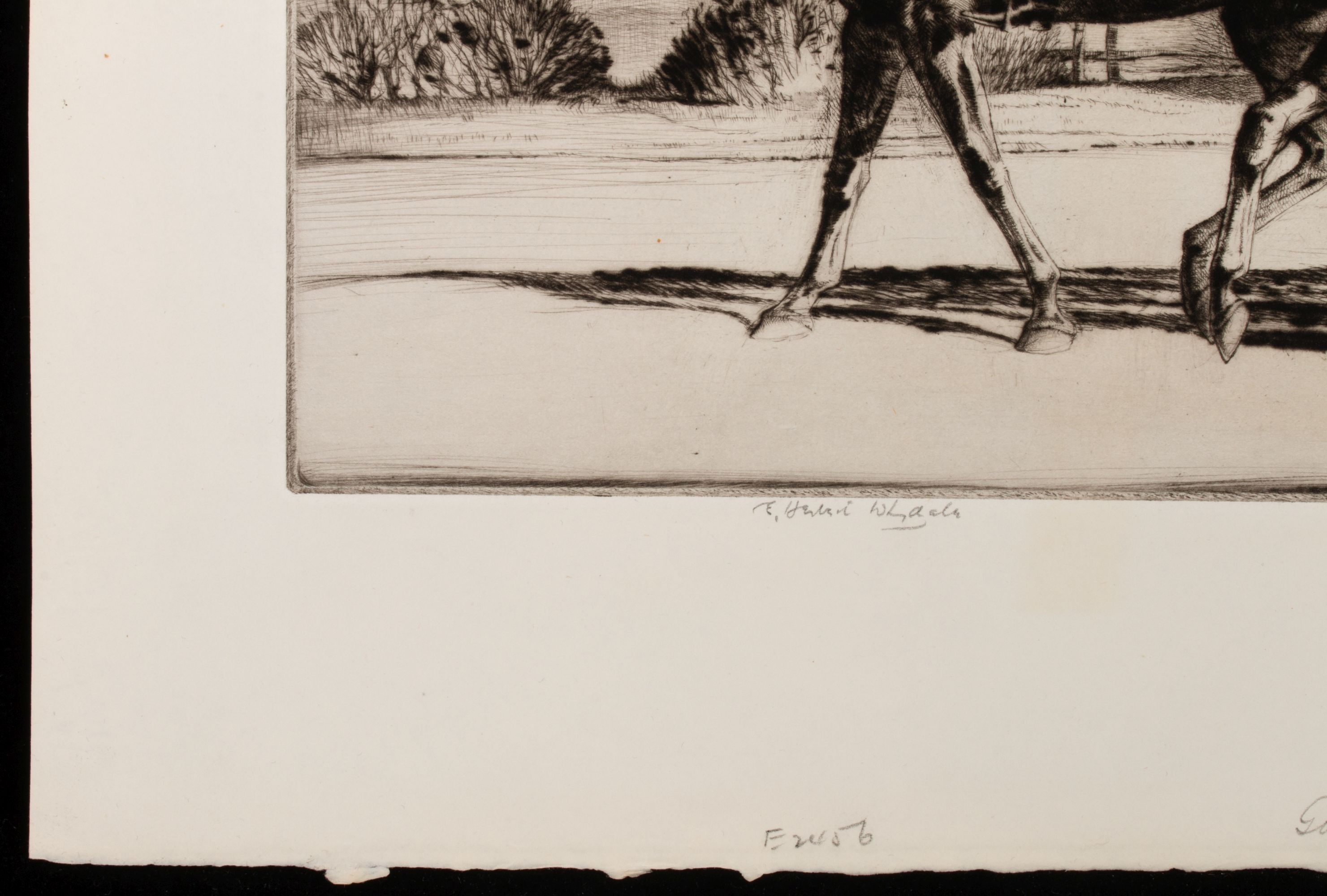 ERNEST H. WHYDALE (1886-1952) PENCIL SIGNED DRYPOINT