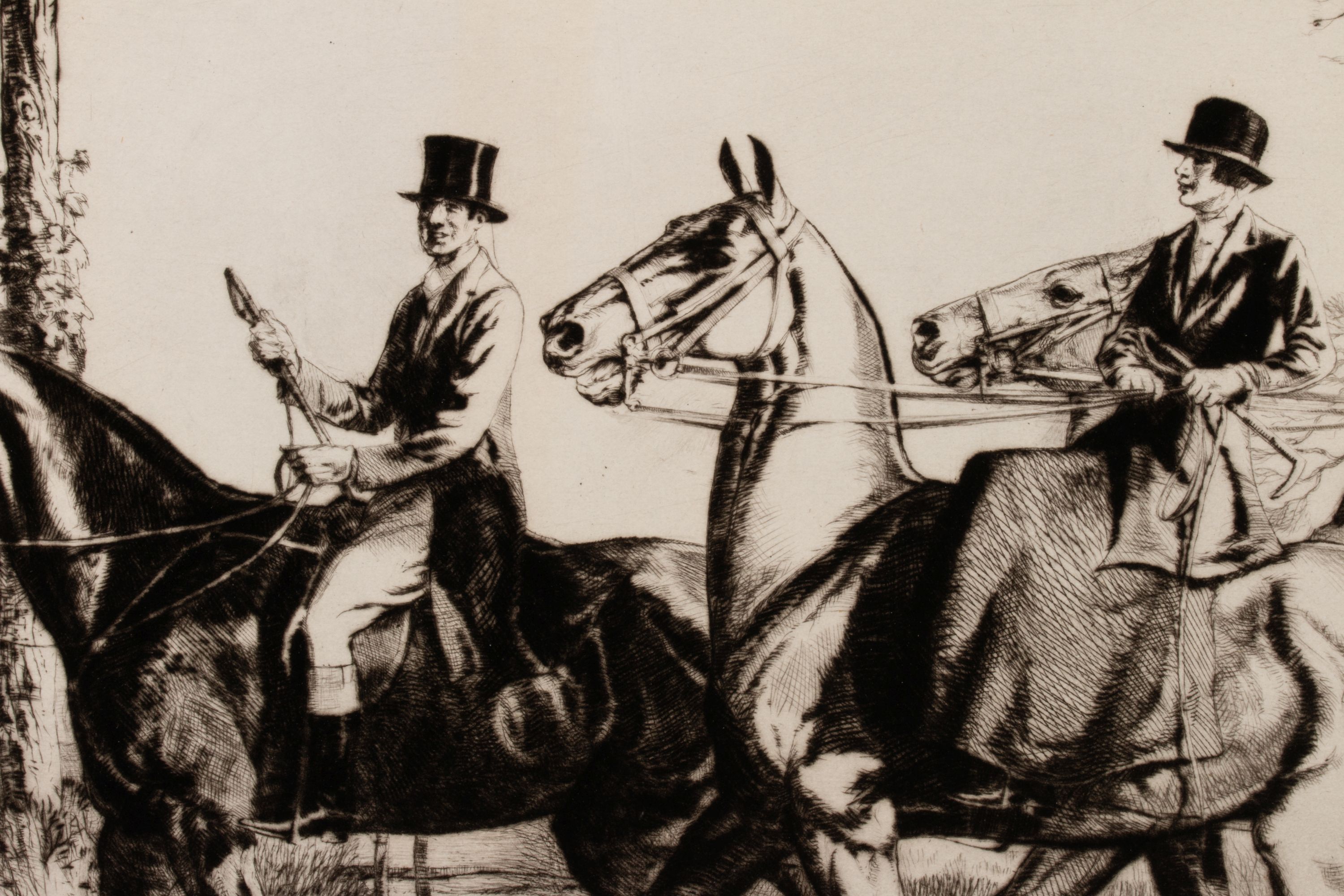 ERNEST H. WHYDALE (1886-1952) PENCIL SIGNED DRYPOINT
