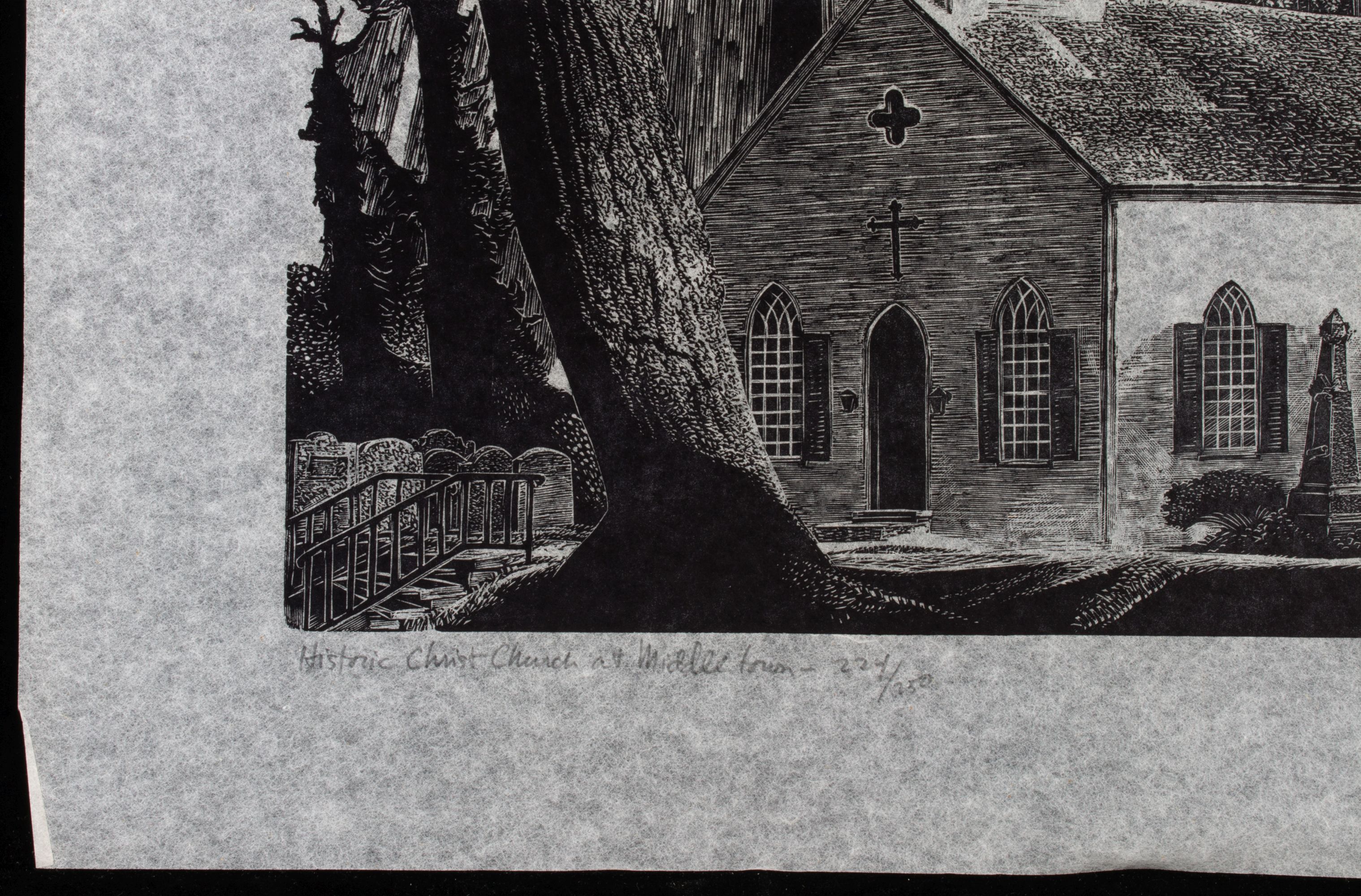 LYND WARD (1905-1985) PENCIL SIGNED WOOD ENGRAVING
