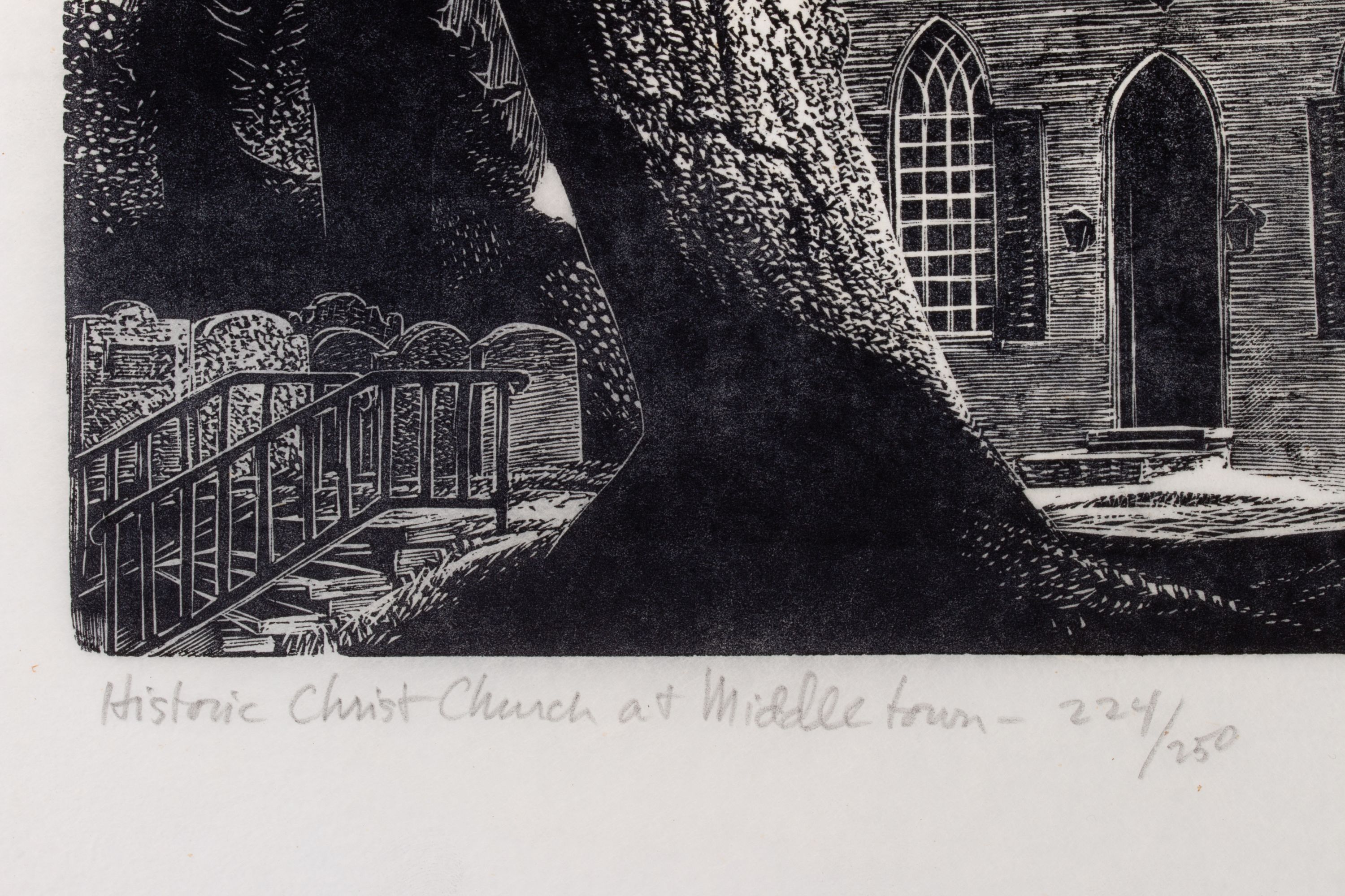 LYND WARD (1905-1985) PENCIL SIGNED WOOD ENGRAVING