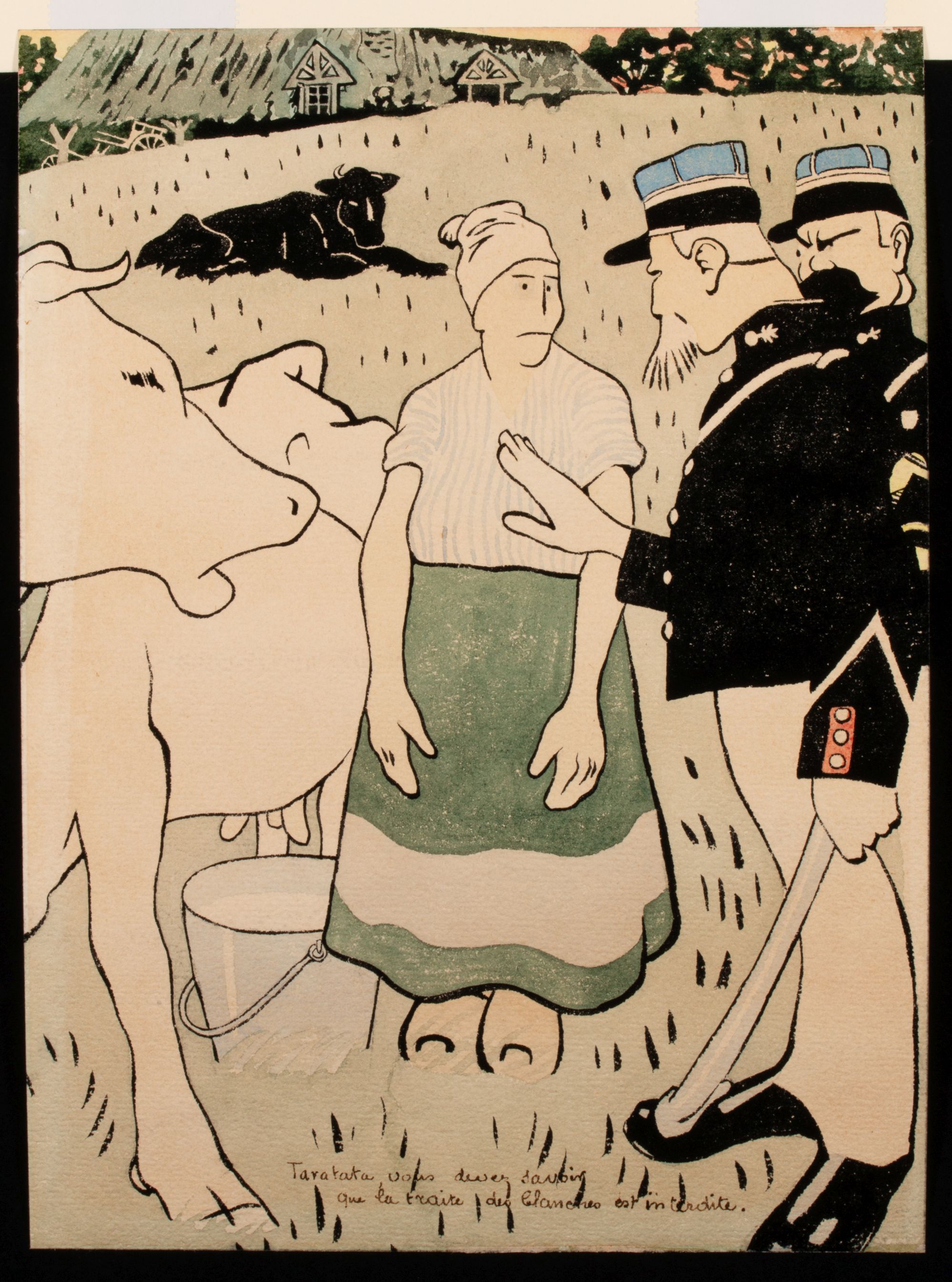 AUGUSTE ROUBILLE (1872-1955) ORIGINAL ILLUSTRATION