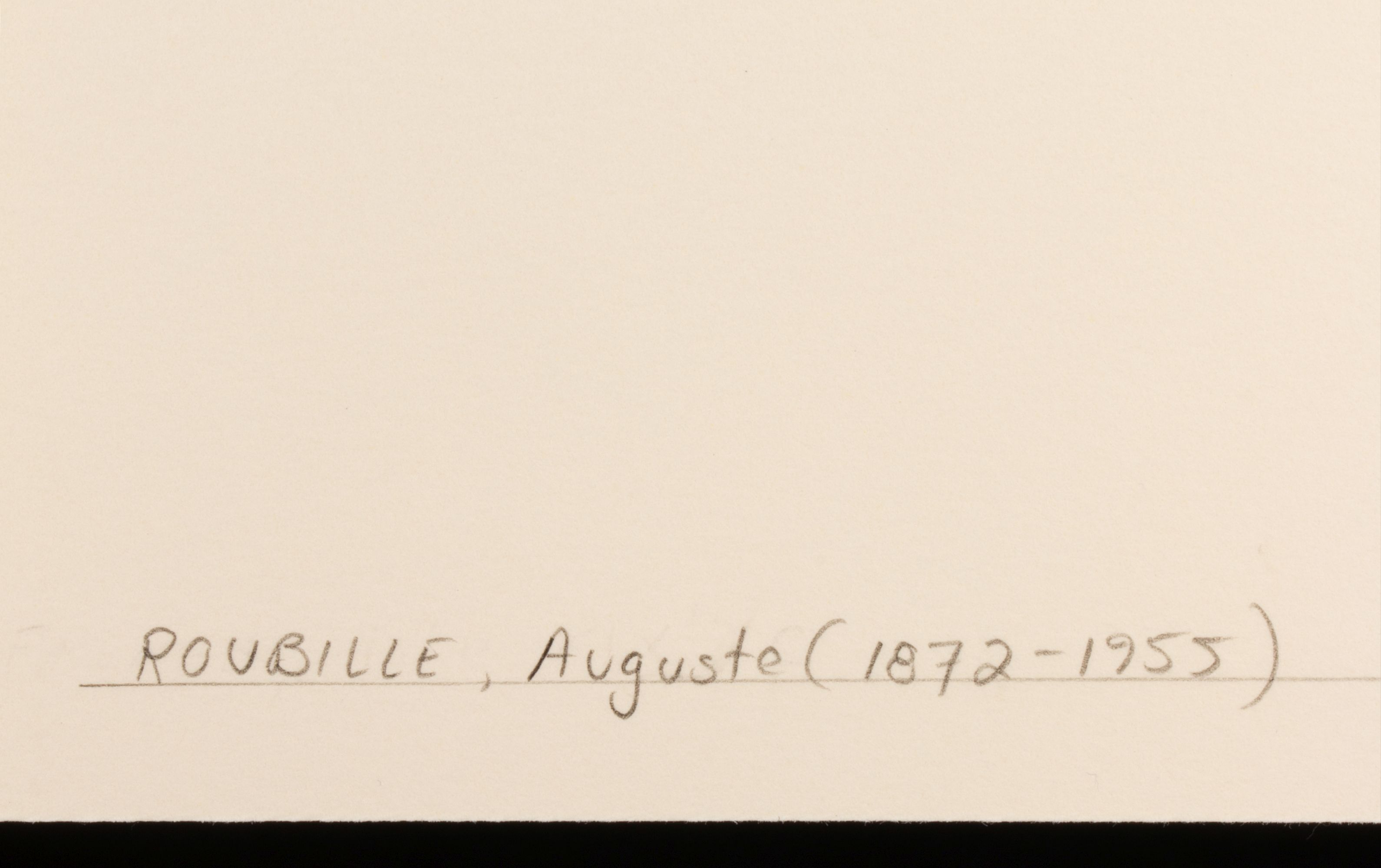 AUGUSTE ROUBILLE (1872-1955) ORIGINAL ILLUSTRATION