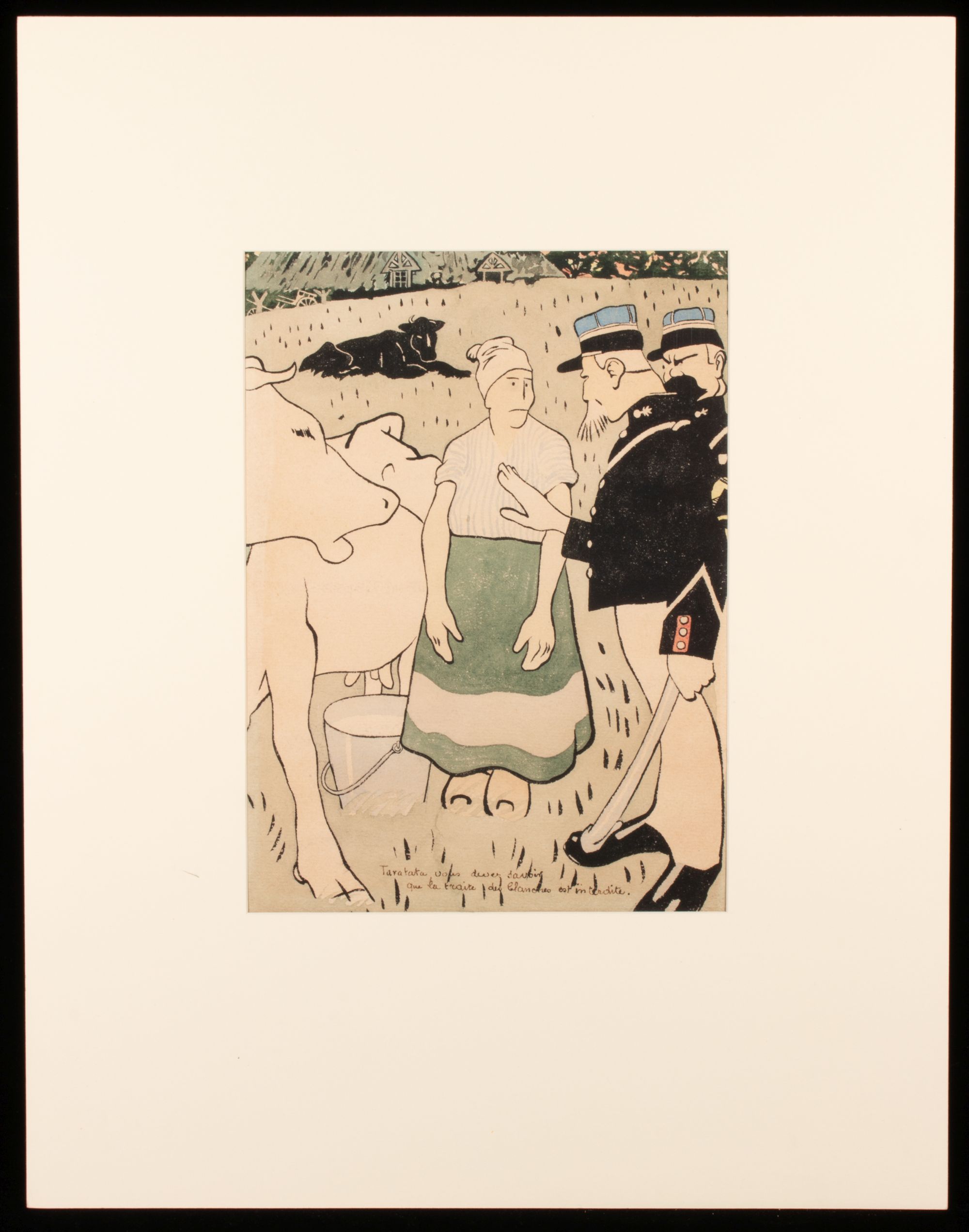 AUGUSTE ROUBILLE (1872-1955) ORIGINAL ILLUSTRATION