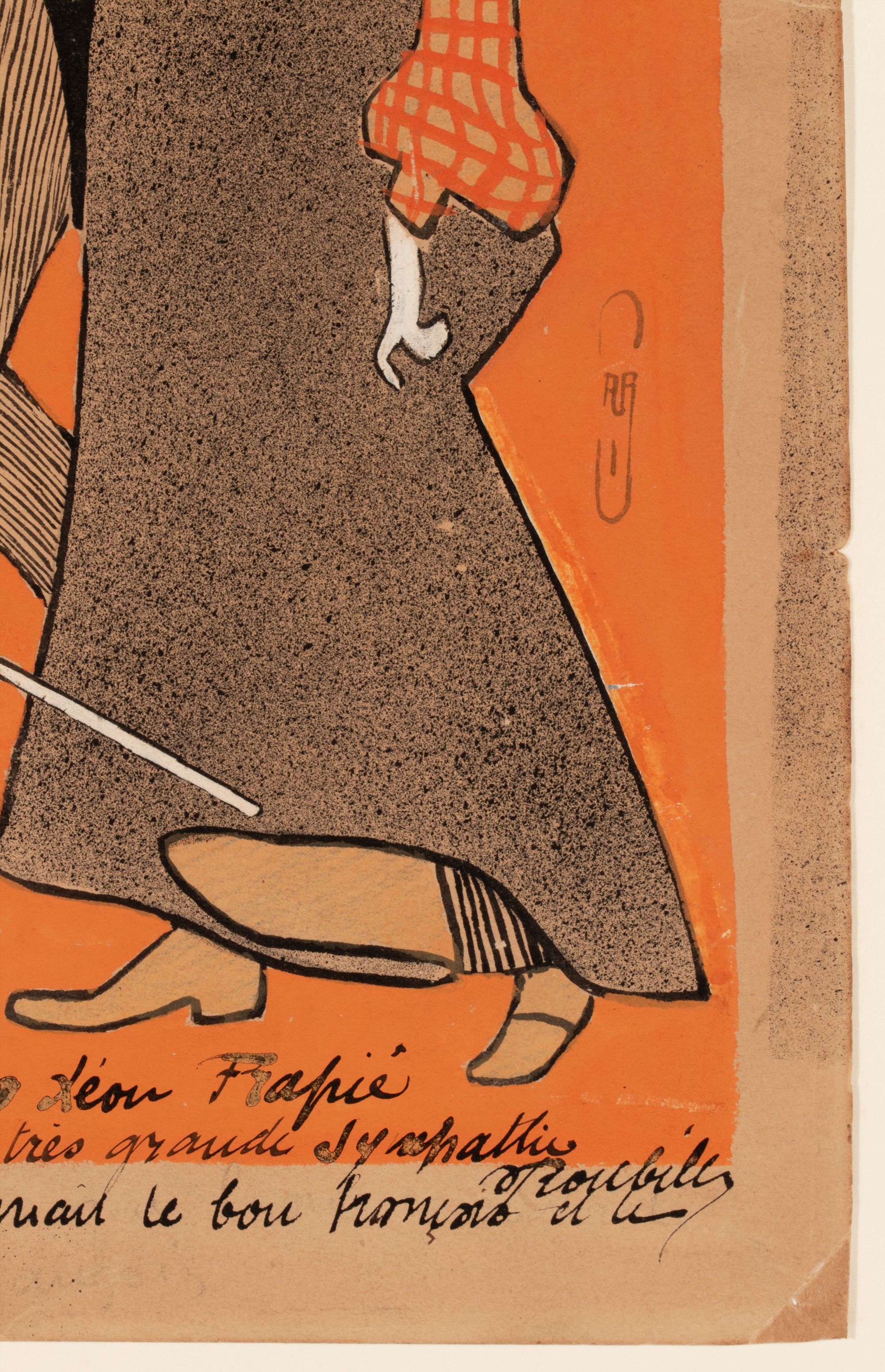 AUGUSTE ROUBILLE (1872-1955) MIXED MEDIA ILLUSTRATION