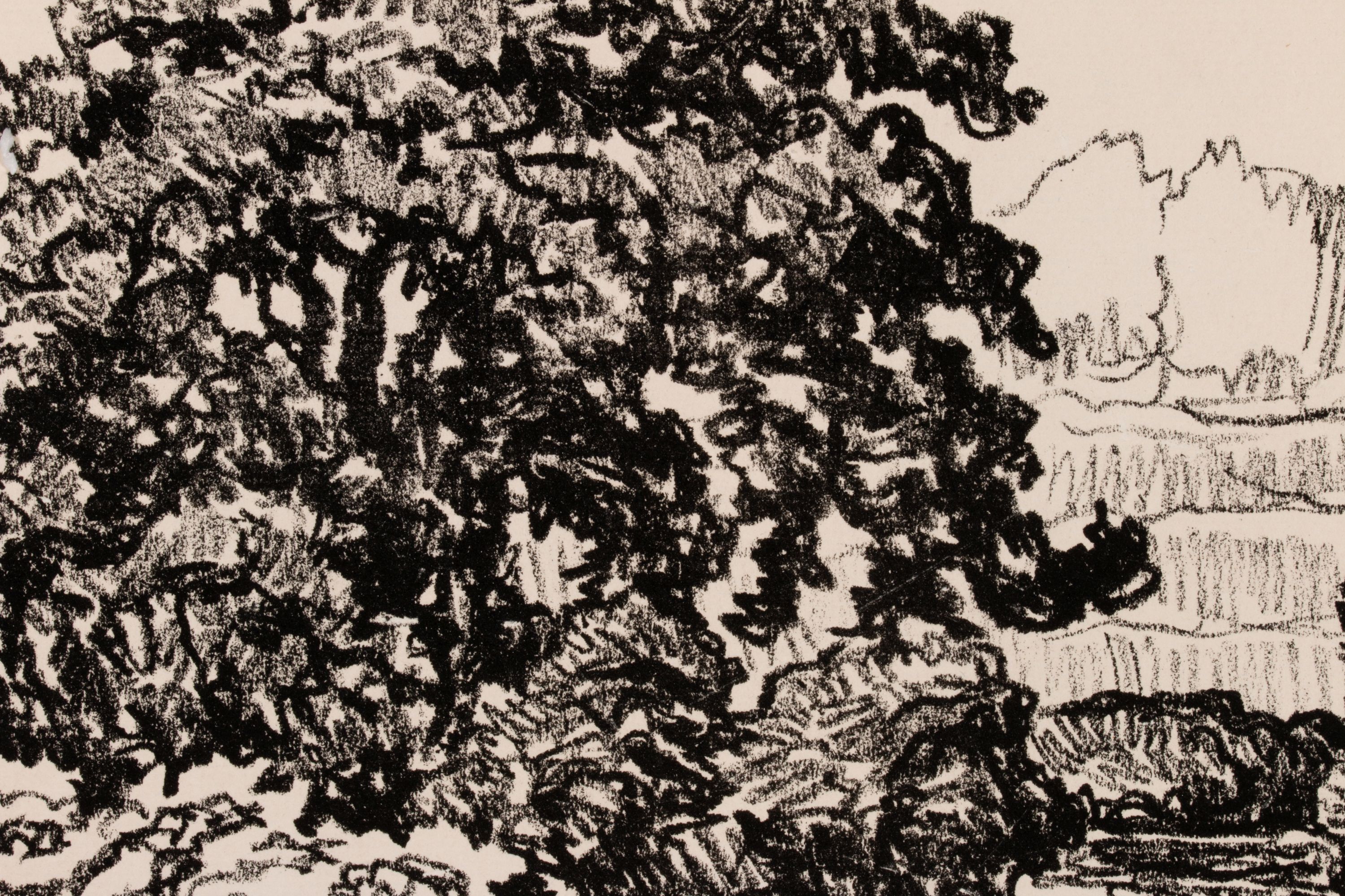 BIRGER SANDZÉN (1871-1954) PENCIL SIGNED LITHOGRAPH