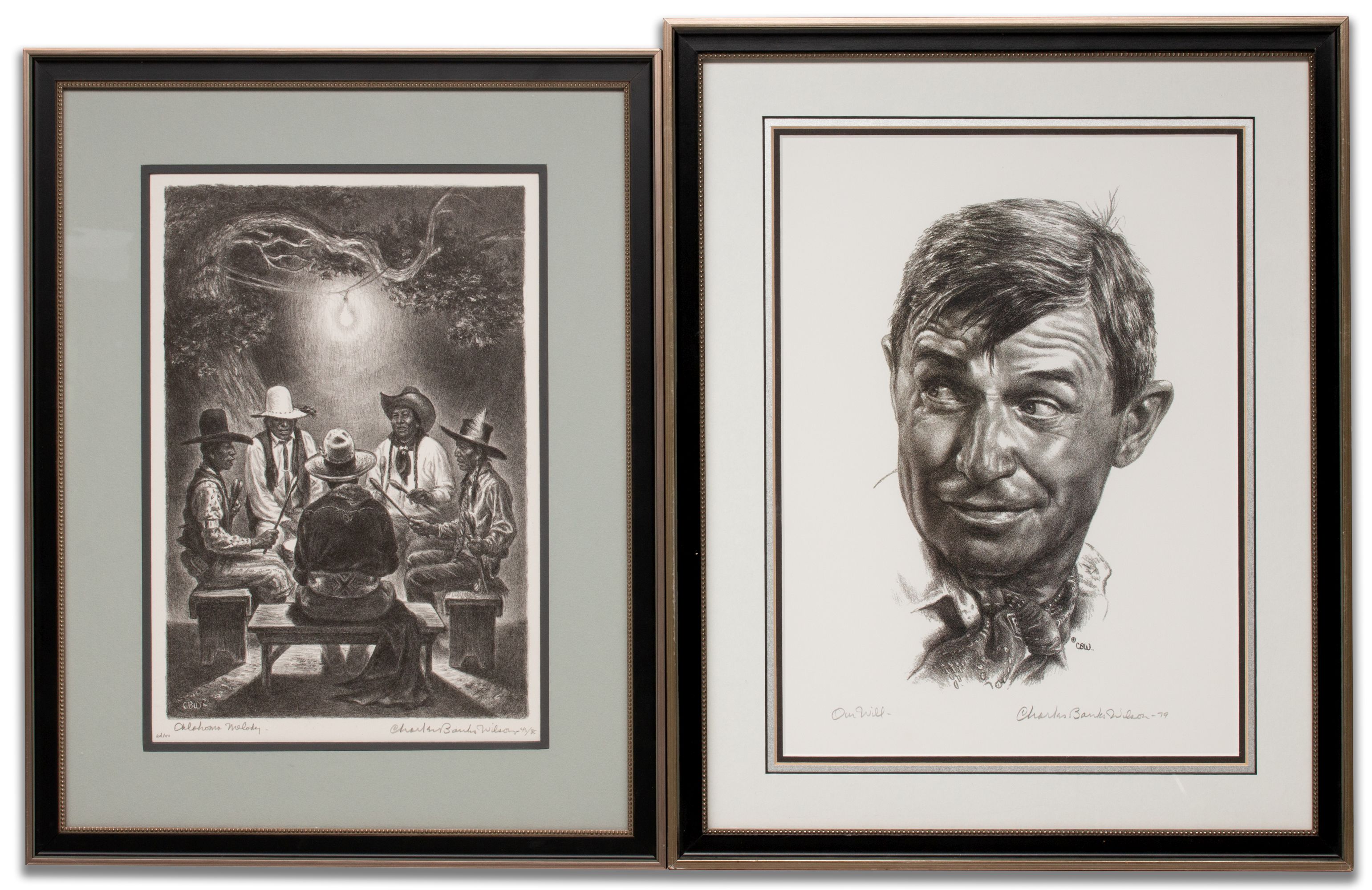 CHARLES BANKS WILSON (1918-2013) PENCIL SIGNED LITHOS