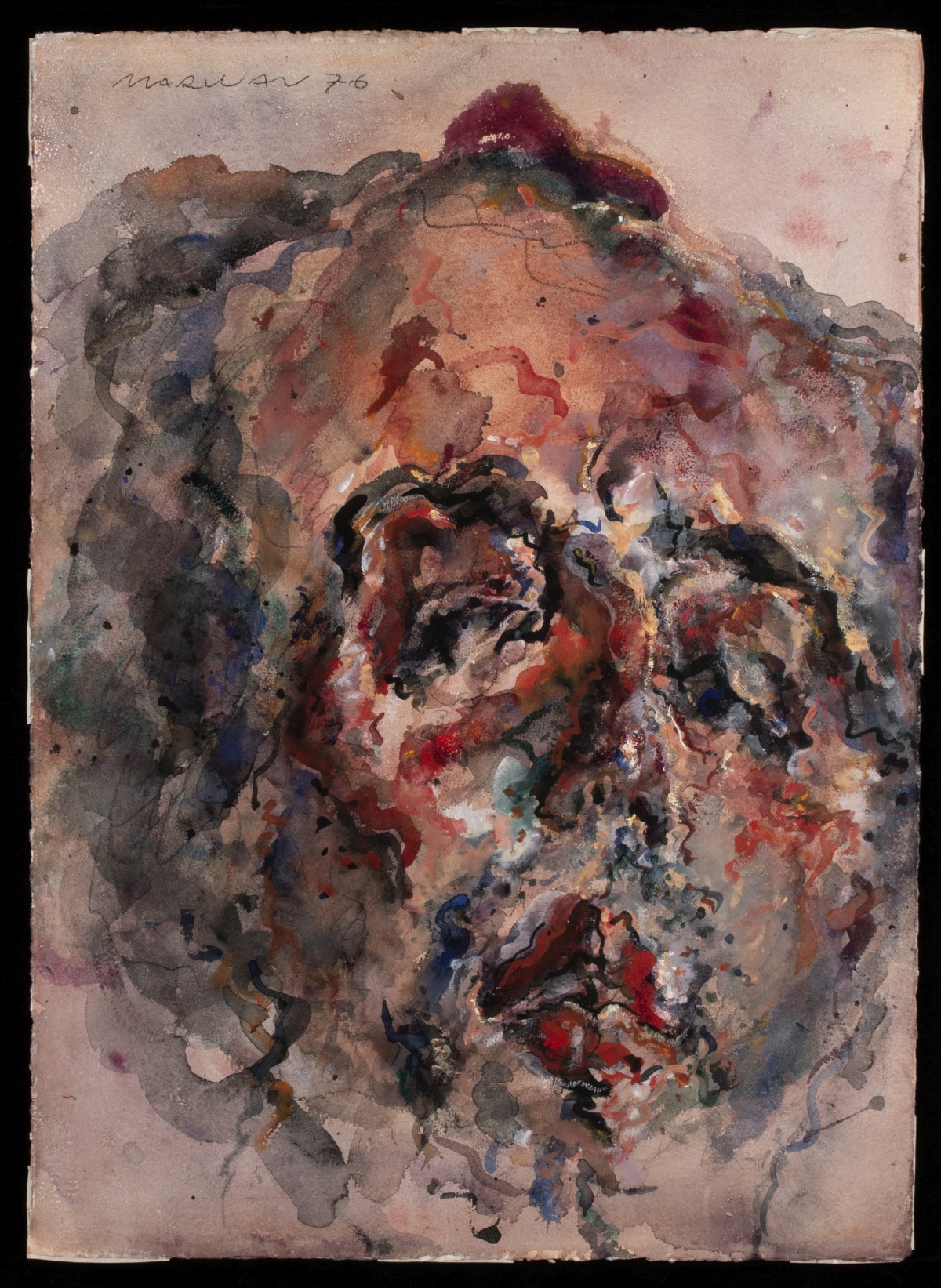 MARWAN KASSAB-BACHI (1934-2016) 1976 WATERCOLOR