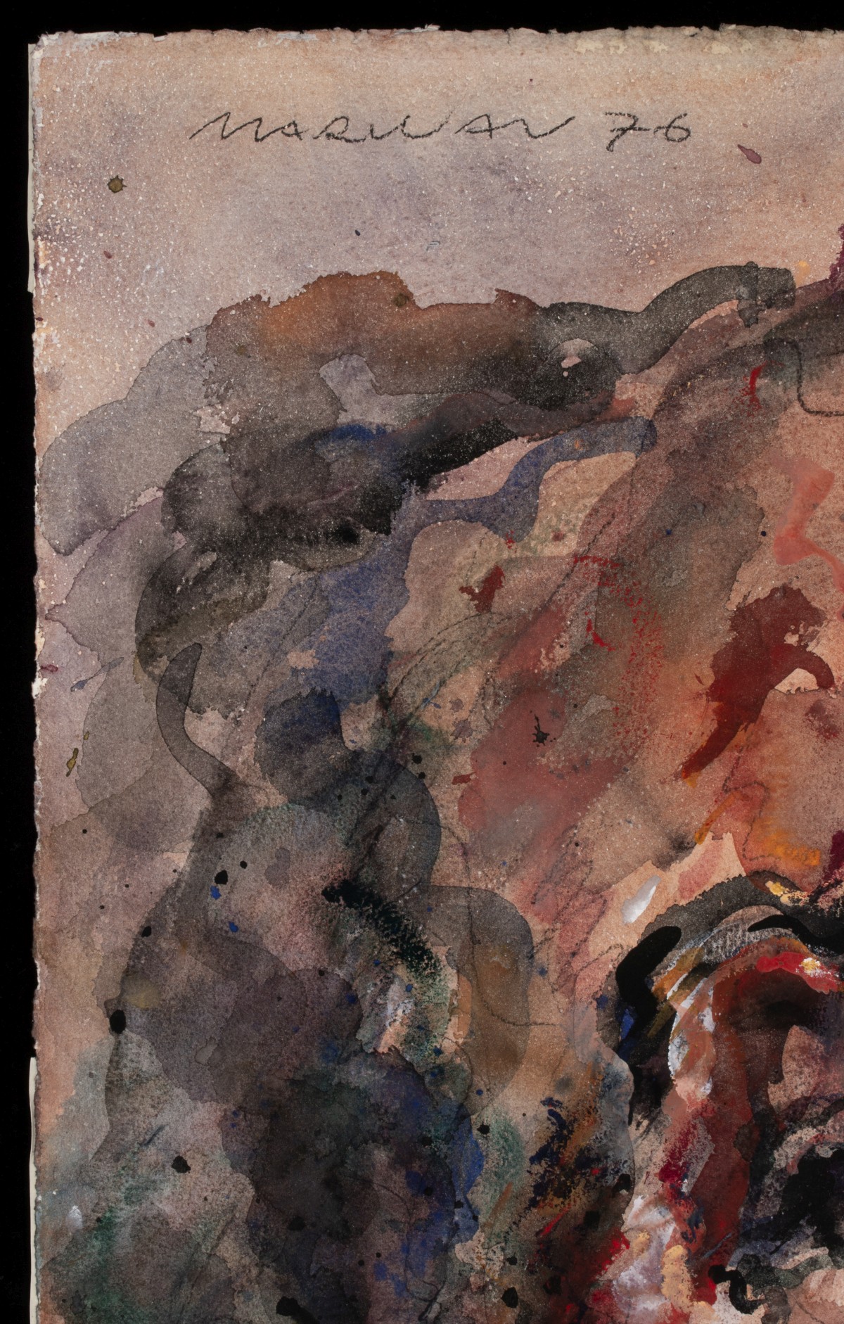 MARWAN KASSAB-BACHI (1934-2016) 1976 WATERCOLOR