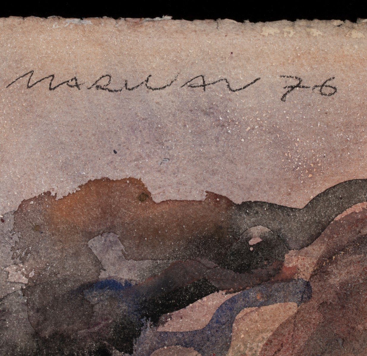 MARWAN KASSAB-BACHI (1934-2016) 1976 WATERCOLOR