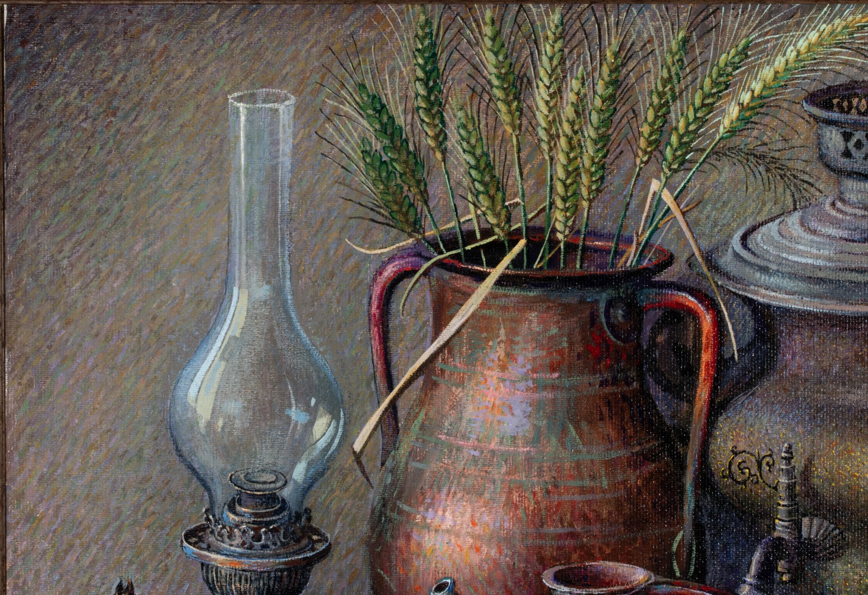 MALKHAZ DEKANOIDZE (BORN 1956) ACRYLIC ON CANVAS