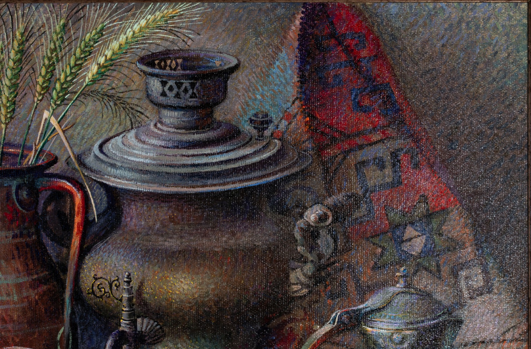 MALKHAZ DEKANOIDZE (BORN 1956) ACRYLIC ON CANVAS