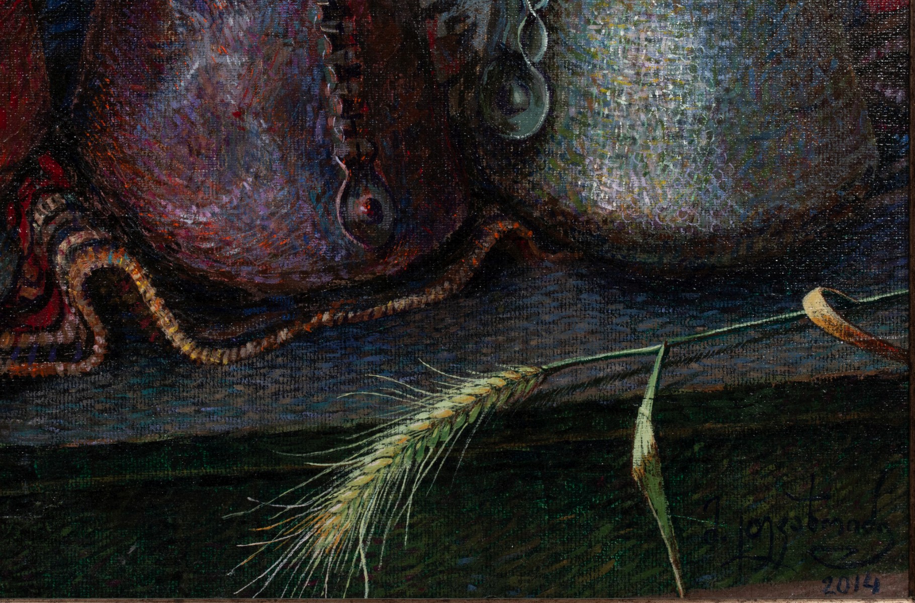 MALKHAZ DEKANOIDZE (BORN 1956) ACRYLIC ON CANVAS