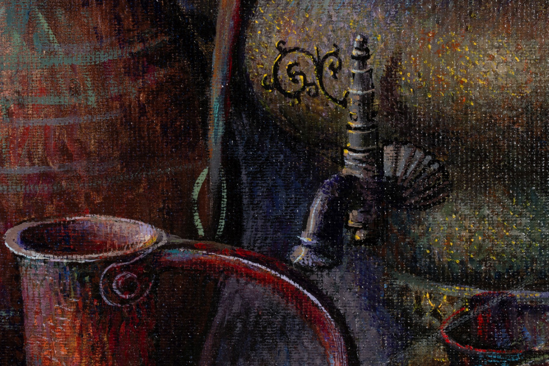 MALKHAZ DEKANOIDZE (BORN 1956) ACRYLIC ON CANVAS