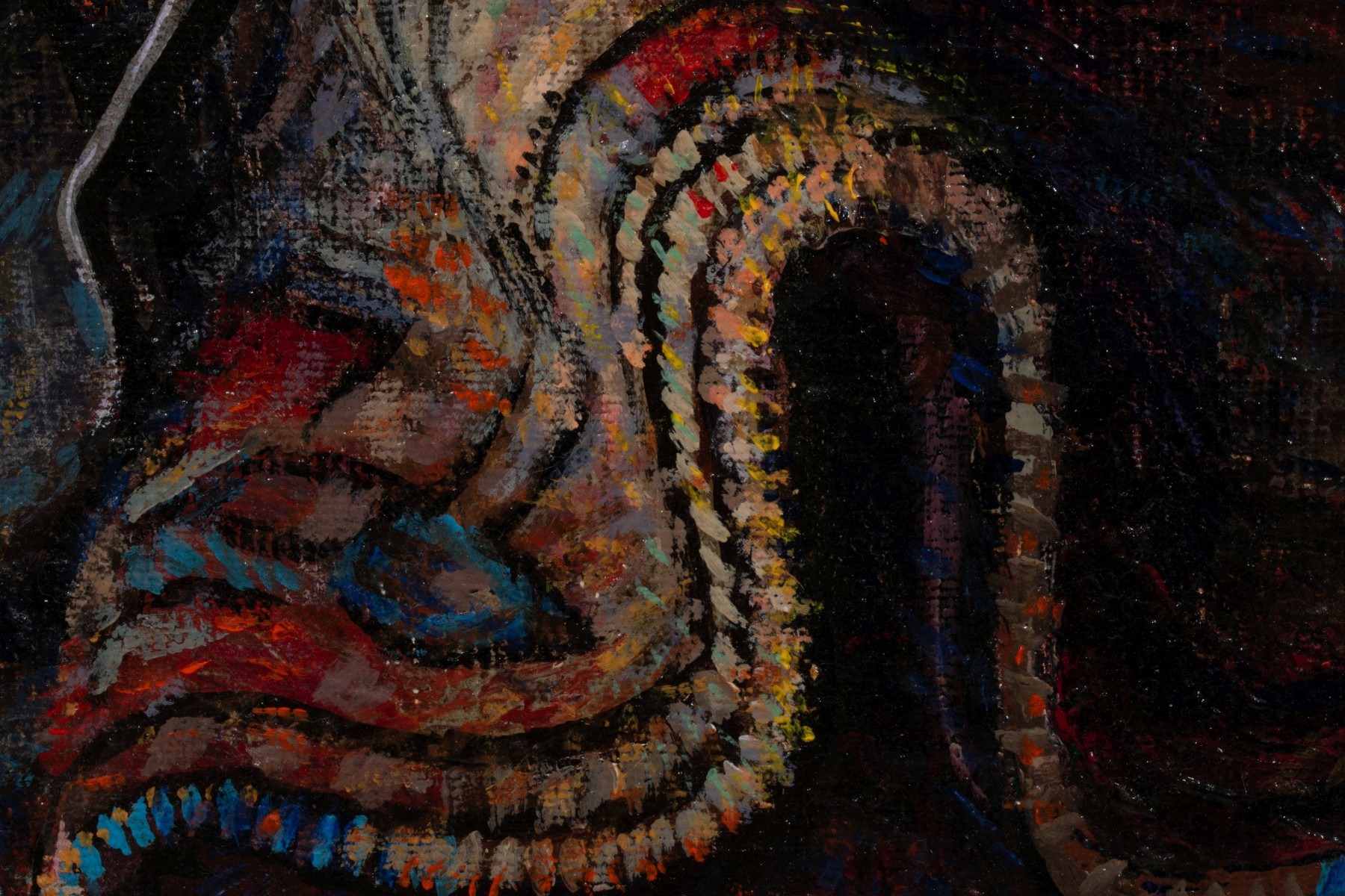 MALKHAZ DEKANOIDZE (BORN 1956) ACRYLIC ON CANVAS